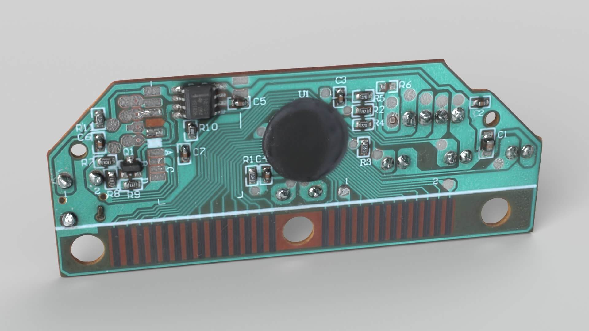 Circuit Board V2 - 3D Model by Grishmanovskij Anton