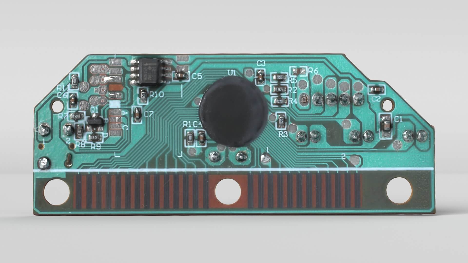 Circuit Board V2 - 3D Model by Grishmanovskij Anton