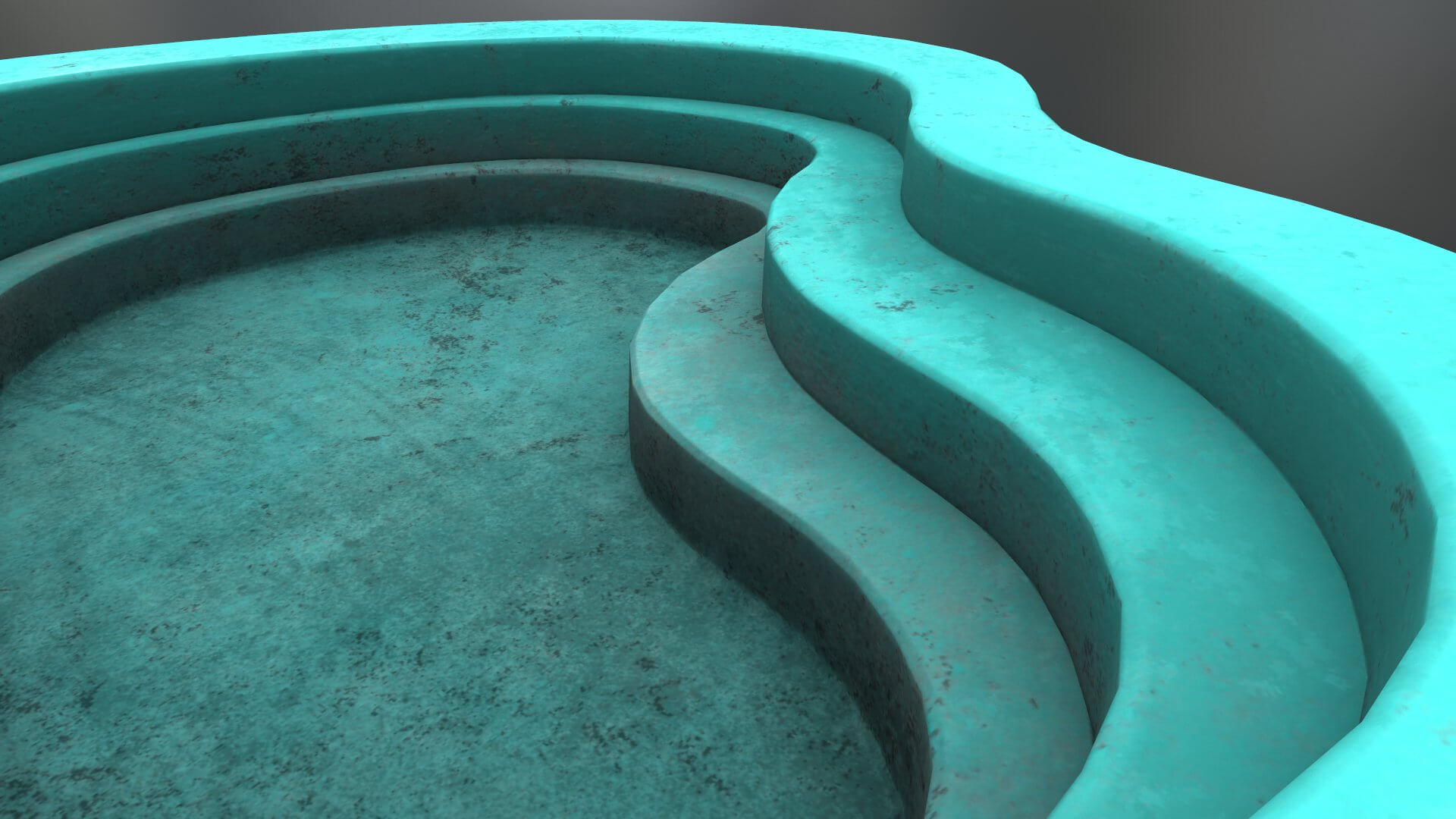 Concrete Swimming Pool 3D Model by Grishmanovskij Anton