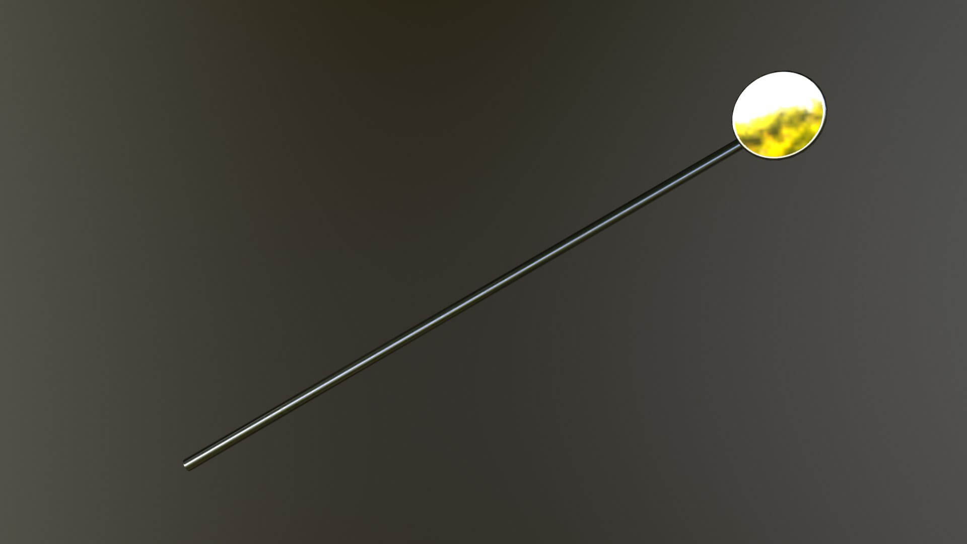 Dental Mirror 3D Model by Grishmanovskij Anton