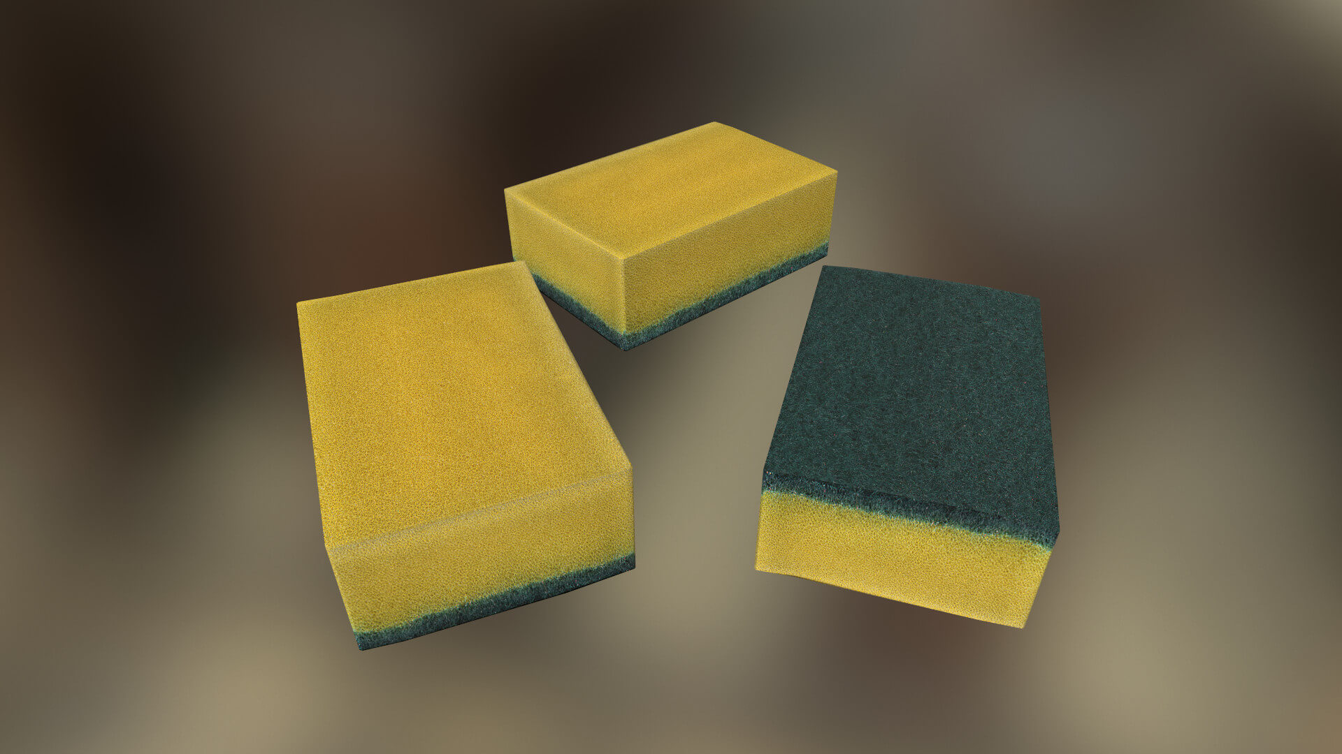 Dish Sponge 3D Model by Grishmanovskij Anton
