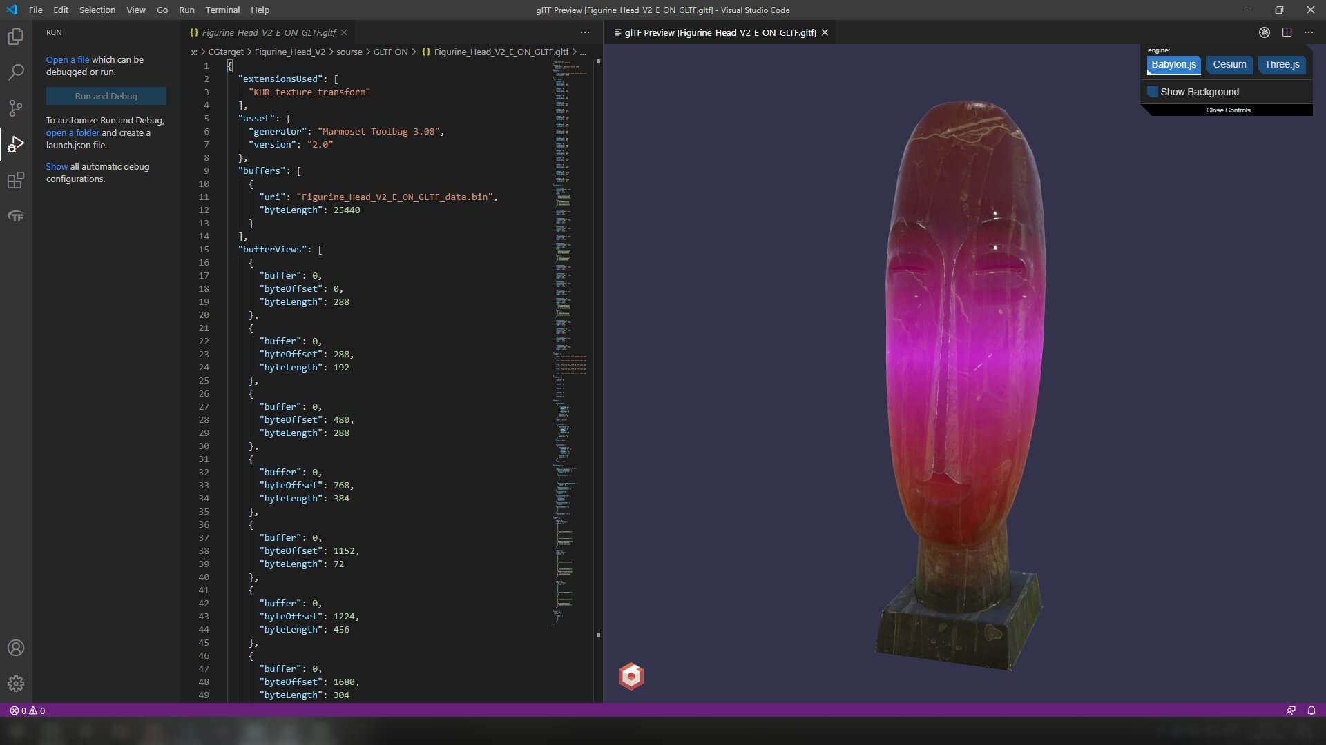 Figurine Head V2 3D Model by Grishmanovskij Anton