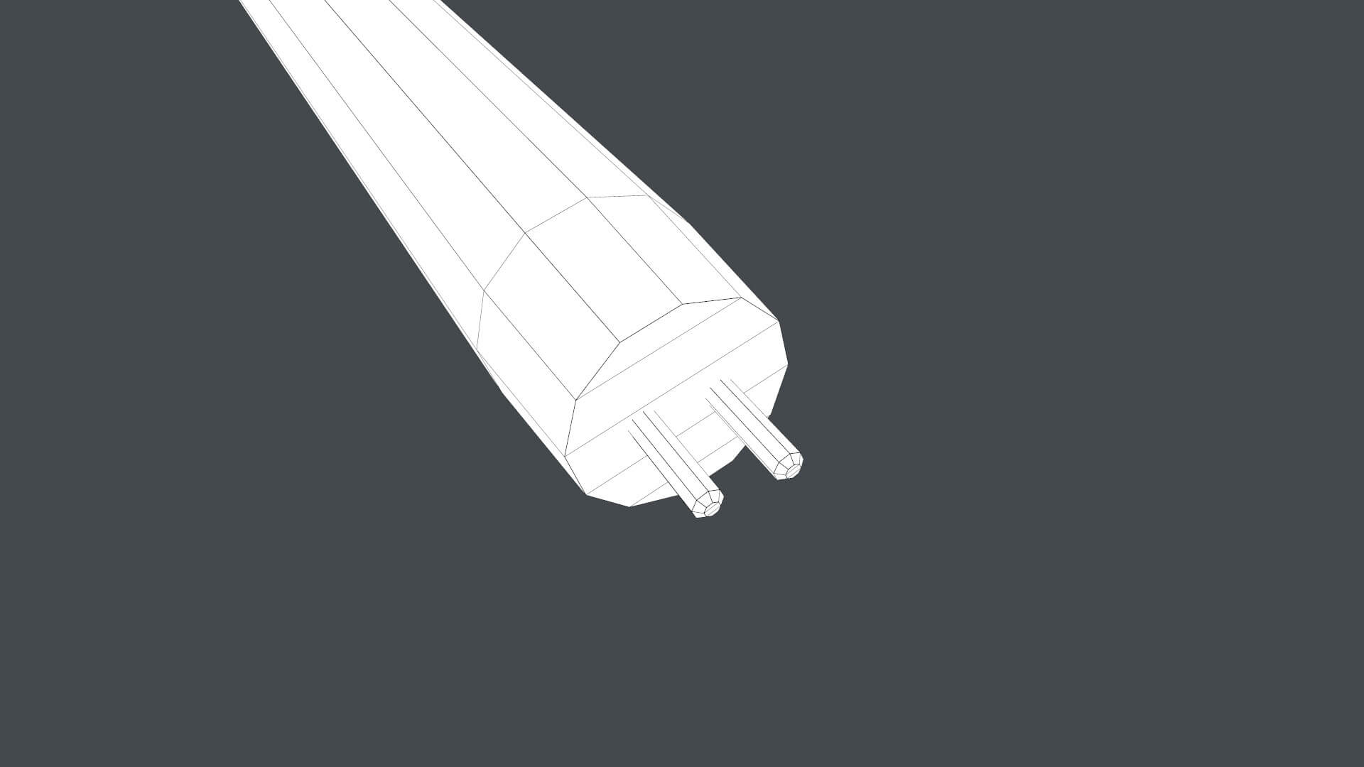 Fluorescent Lamps 3D Model by Grishmanovskij Anton