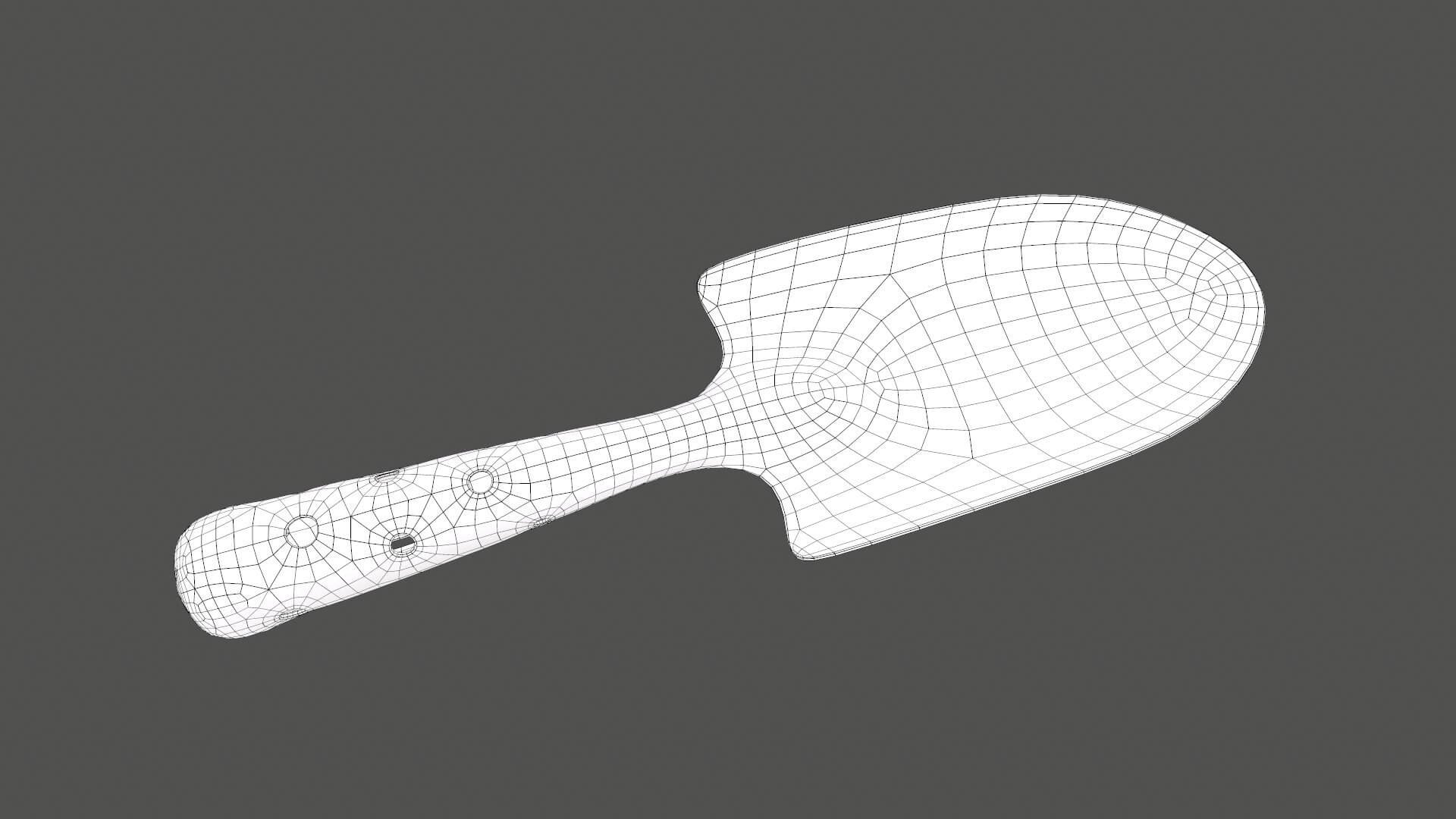 Garden Trowel 3D Model by Grishmanovskij Anton