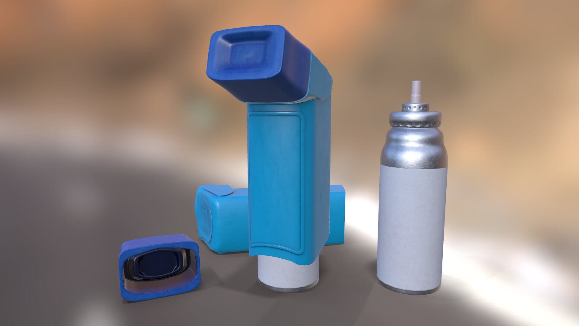 Inhaler - 3D Model by Grishmanovskij Anton