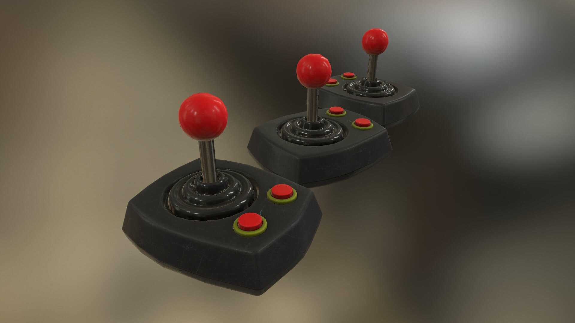 Joystick - 3D Model by Grishmanovskij Anton