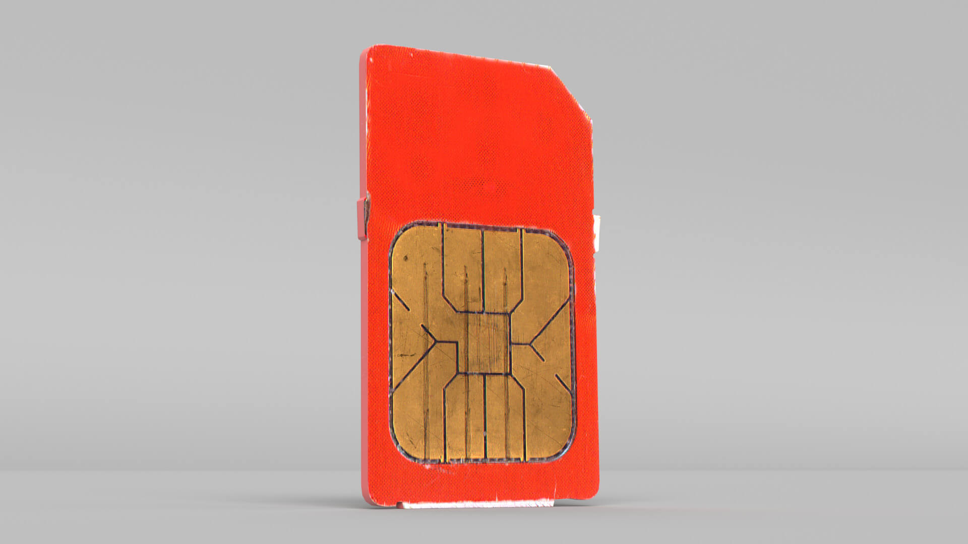 Mini SIM - 3D Model by Grishmanovskij Anton