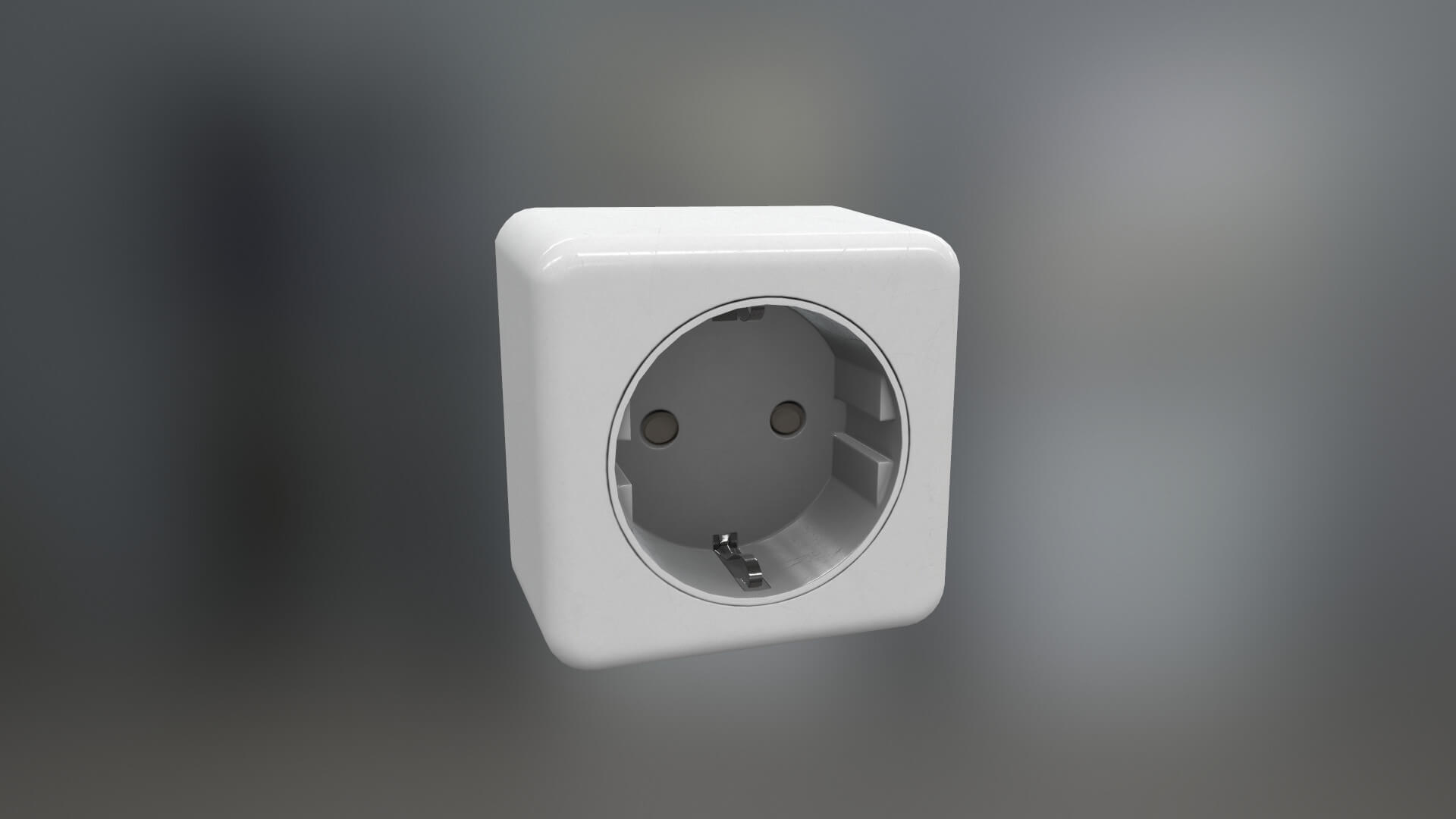 Plug Socket - 3D Model by Grishmanovskij Anton