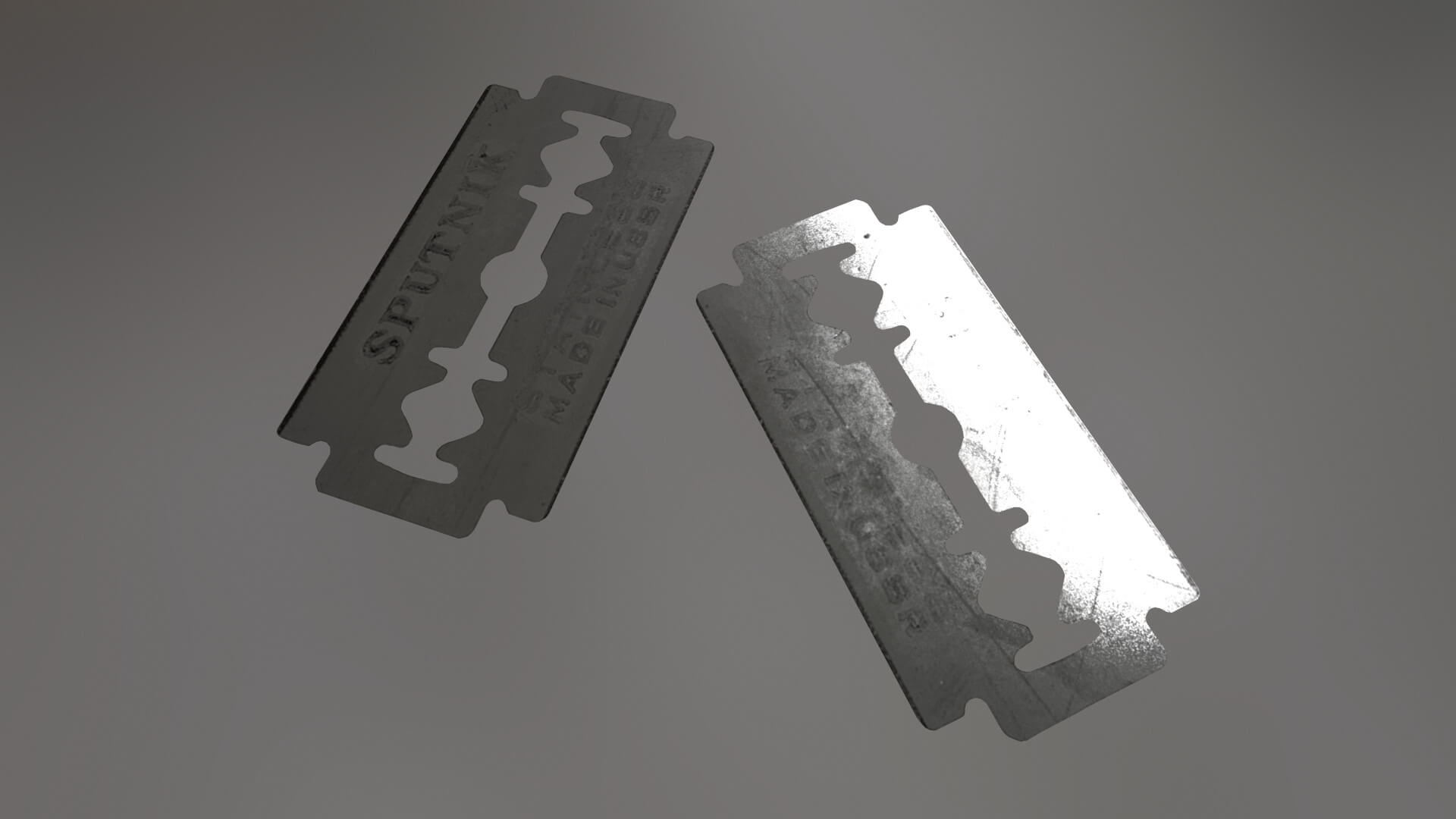 Razor Blade - 3D Model by Grishmanovskij Anton