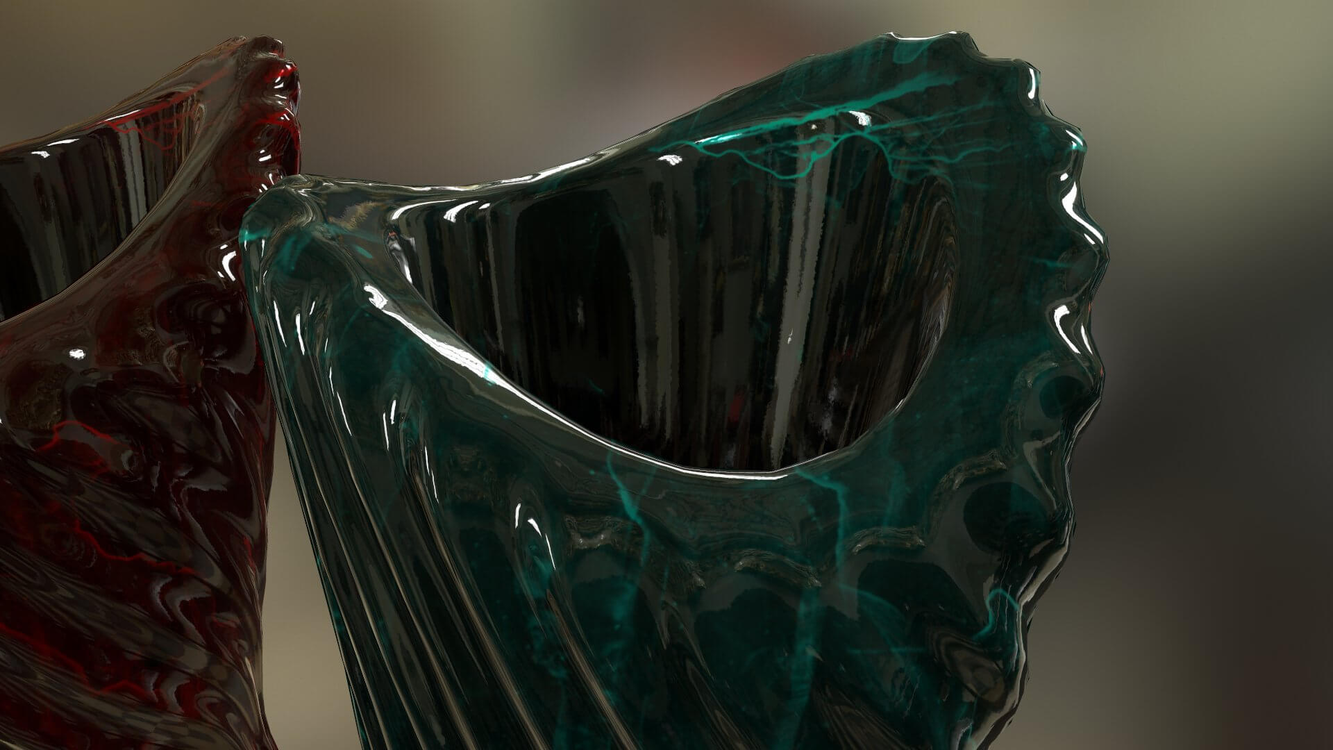 Ribbed Twisted Vase 3D Model by Grishmanovskij Anton