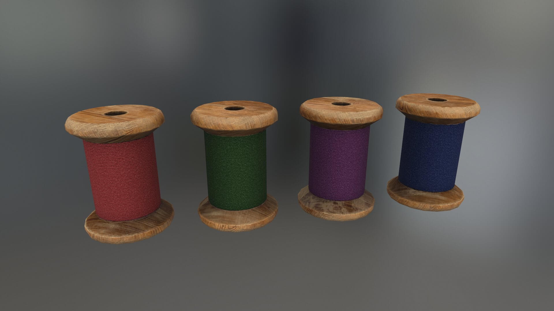 Sewing Threads 3D Model by Grishmanovskij Anton