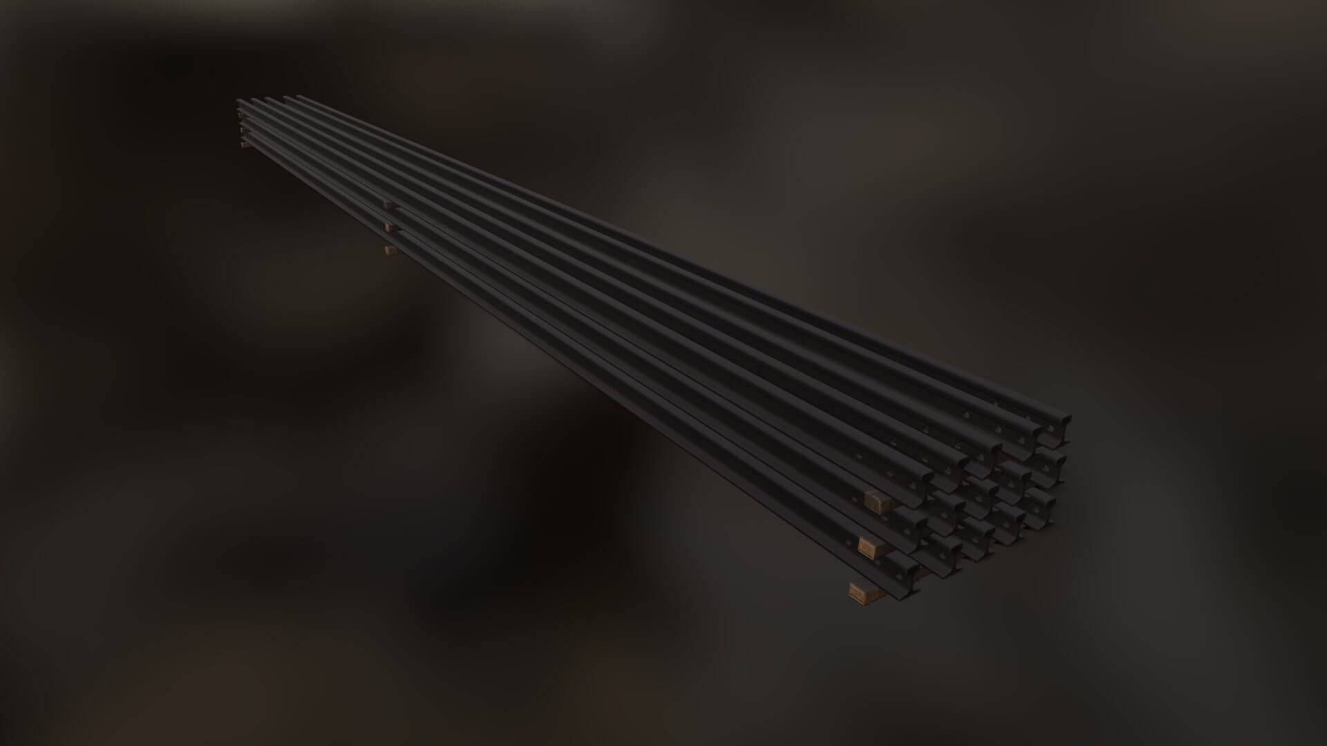 Stacked Rails P43 - 3D Model by Grishmanovskij Anton