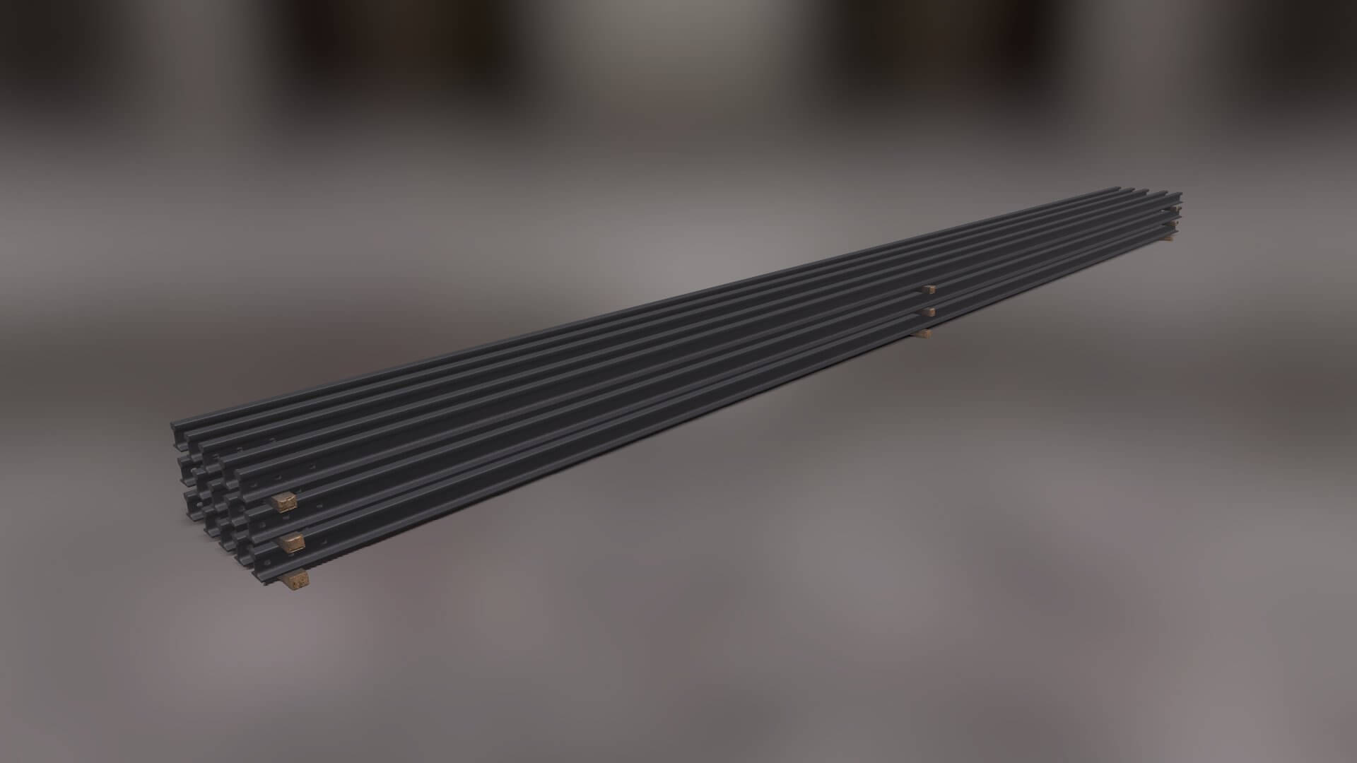 Stacked Rails P43 - 3D Model by Grishmanovskij Anton