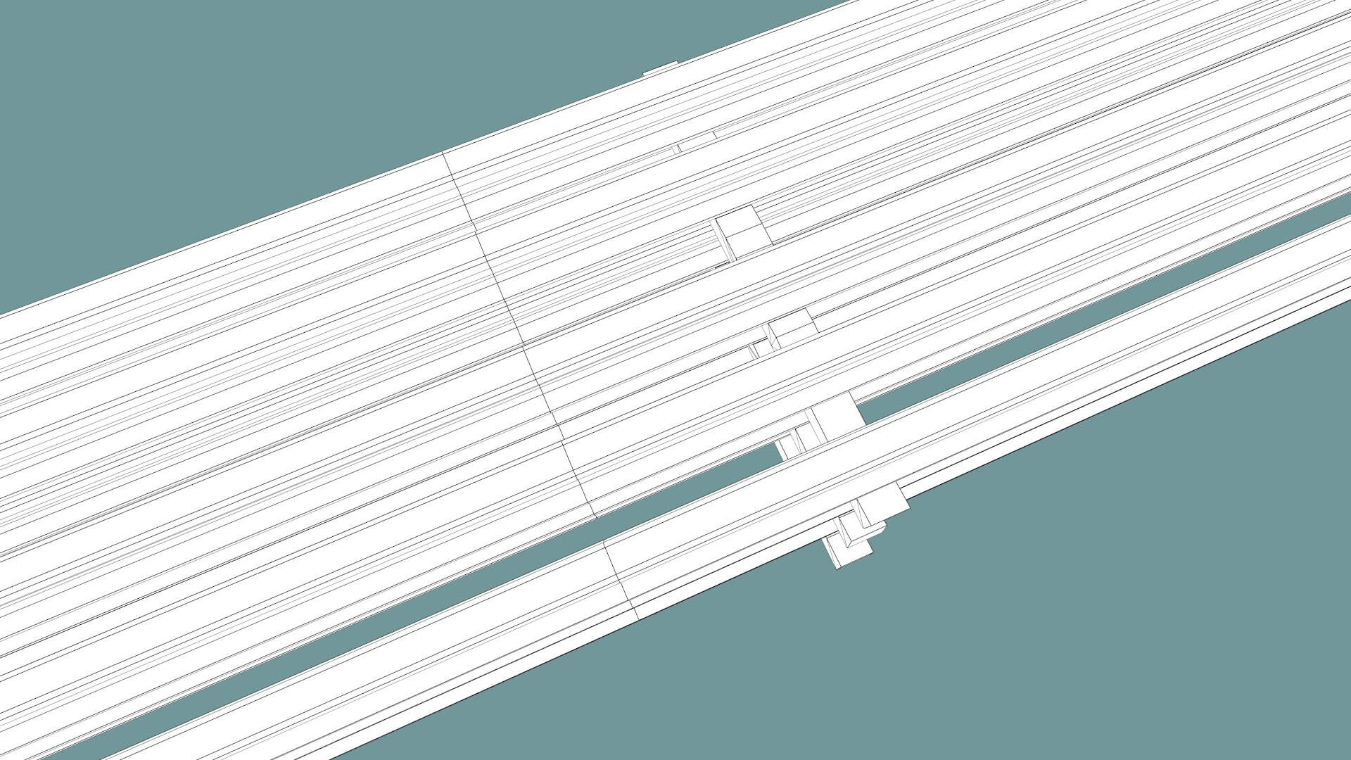 Stacked Rails P43 - 3D Model by Grishmanovskij Anton