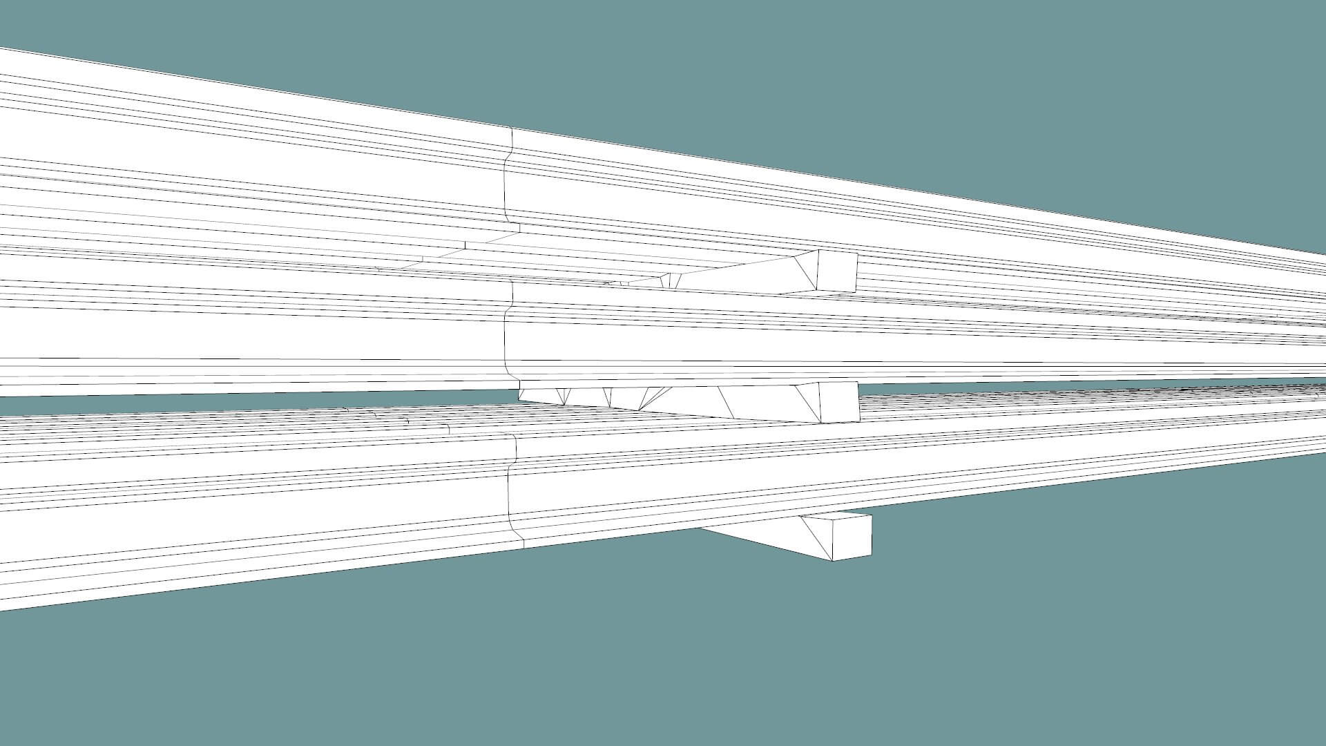 Stacked Rails P43 - 3D Model by Grishmanovskij Anton