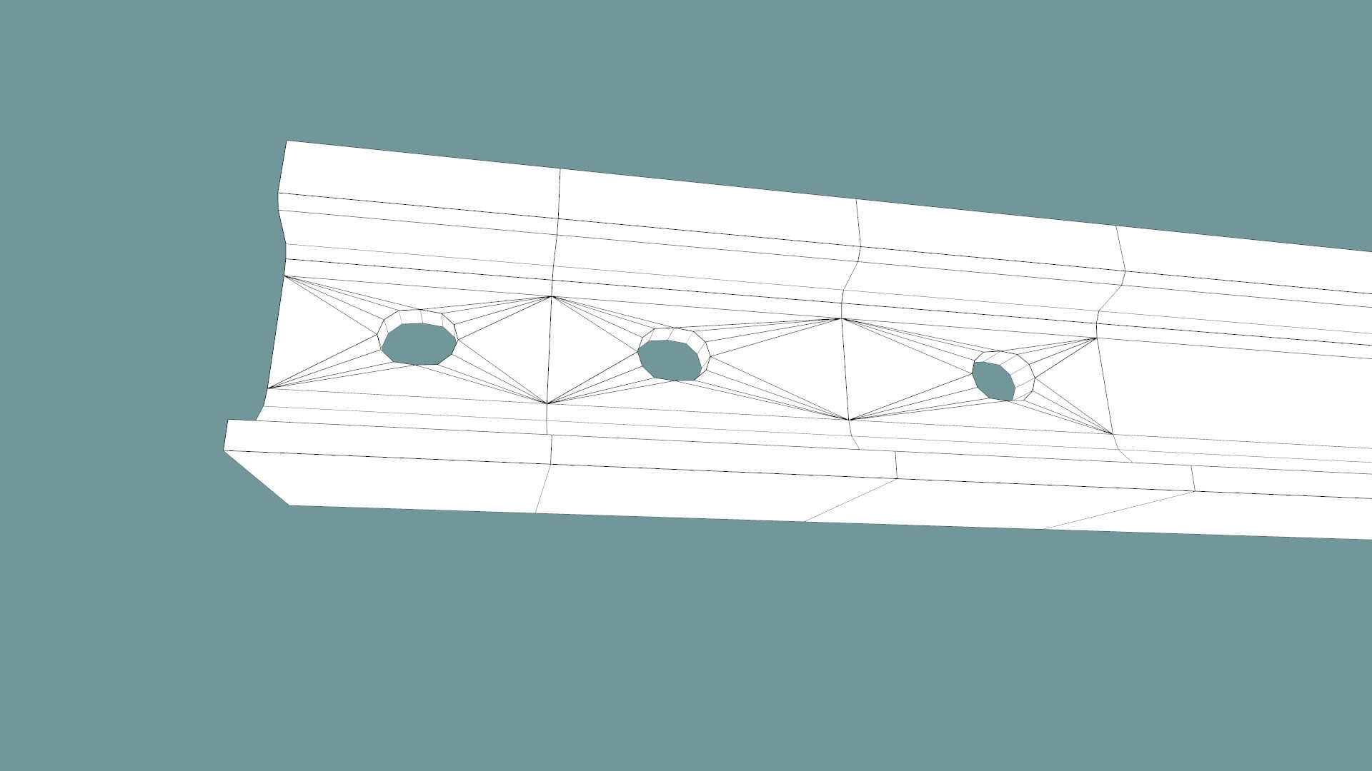 Stacked Rails P43 - 3D Model by Grishmanovskij Anton