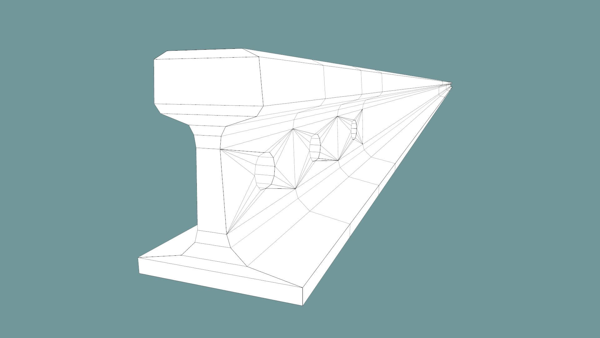 Stacked Rails P43 - 3D Model by Grishmanovskij Anton