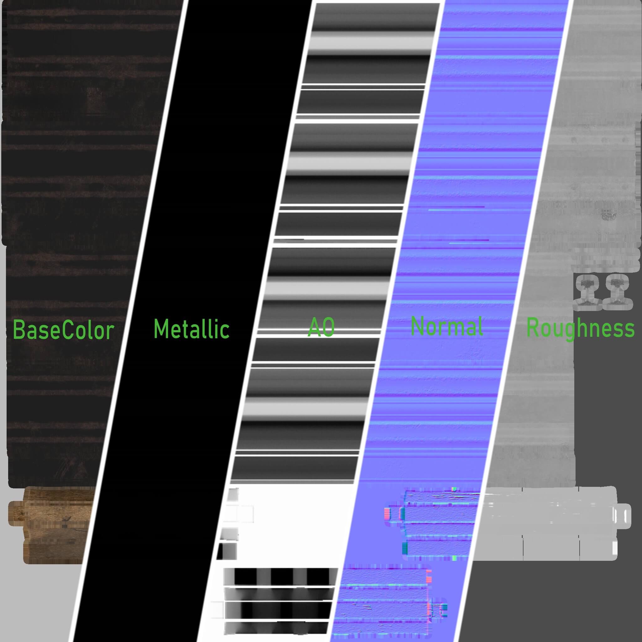 Stacked Rails P43 - 3D Model by Grishmanovskij Anton
