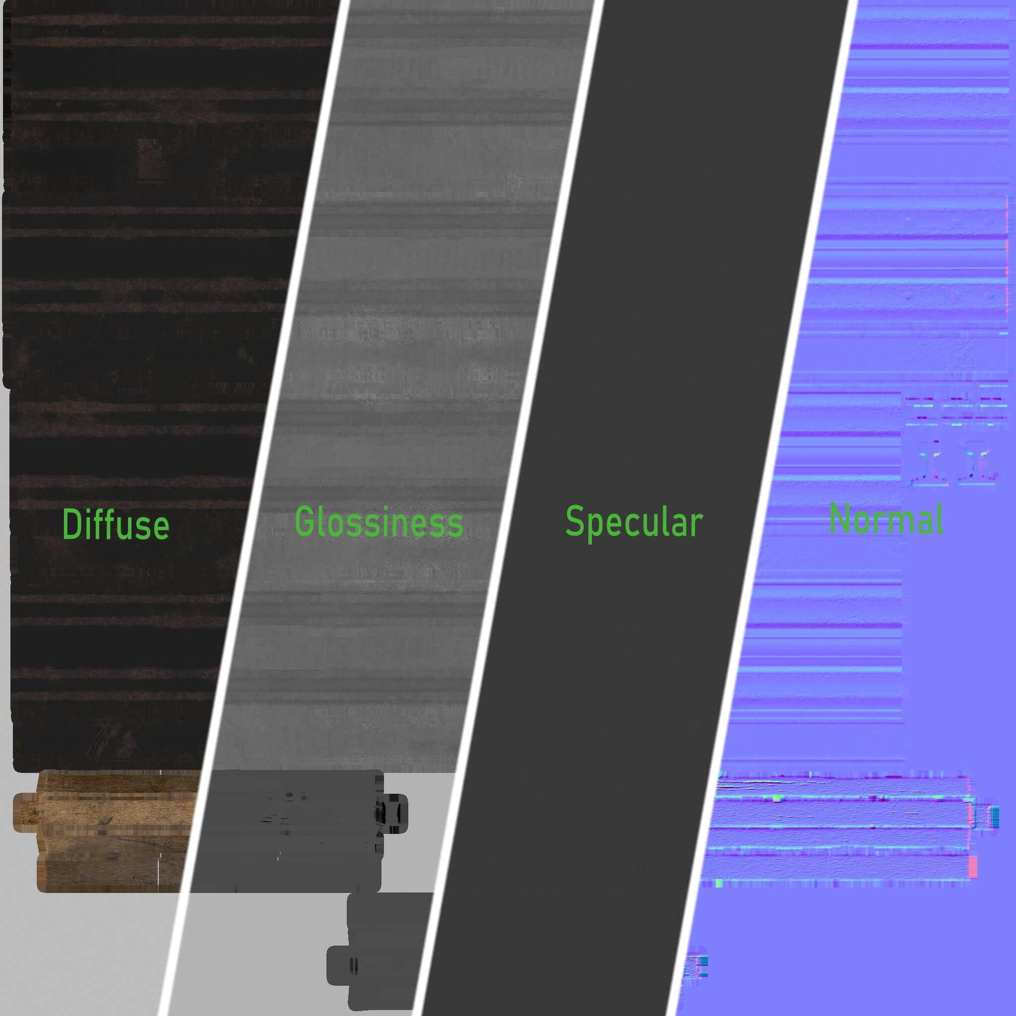 Stacked Rails P43 - 3D Model by Grishmanovskij Anton