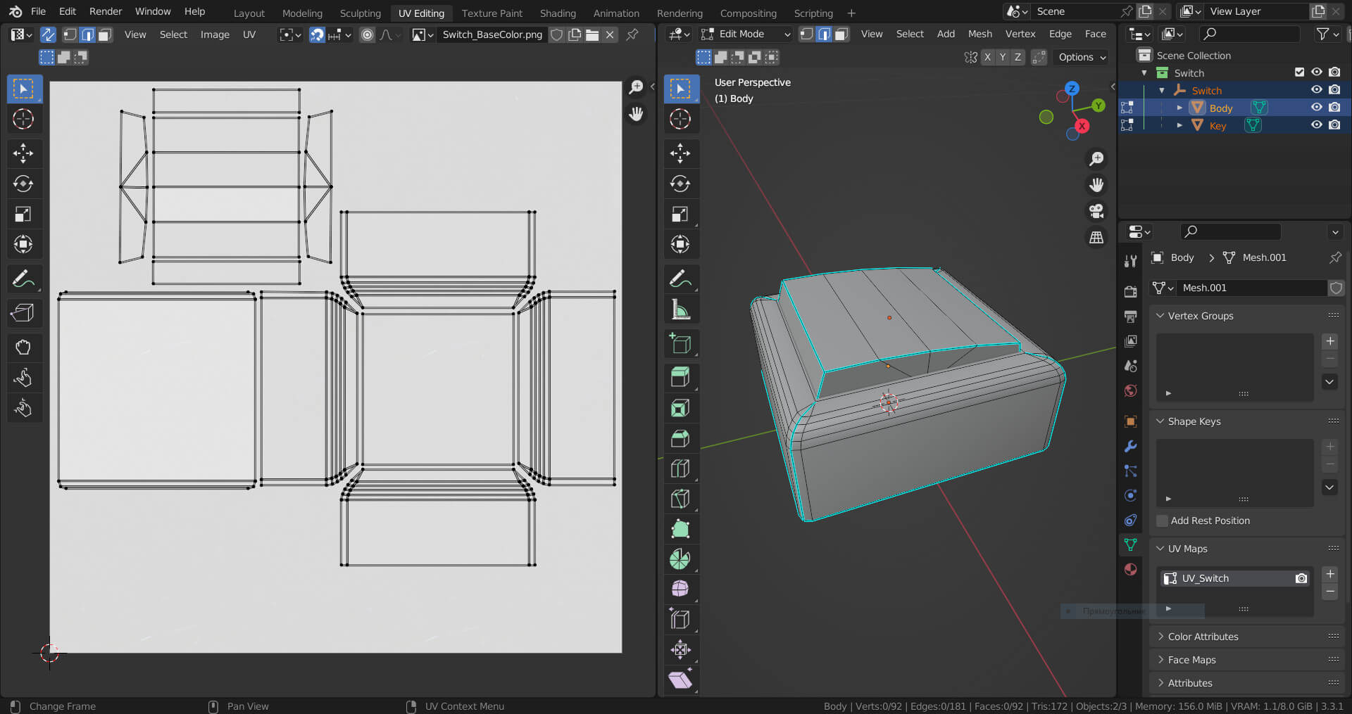 Switch - 3D Model by Grishmanovskij Anton