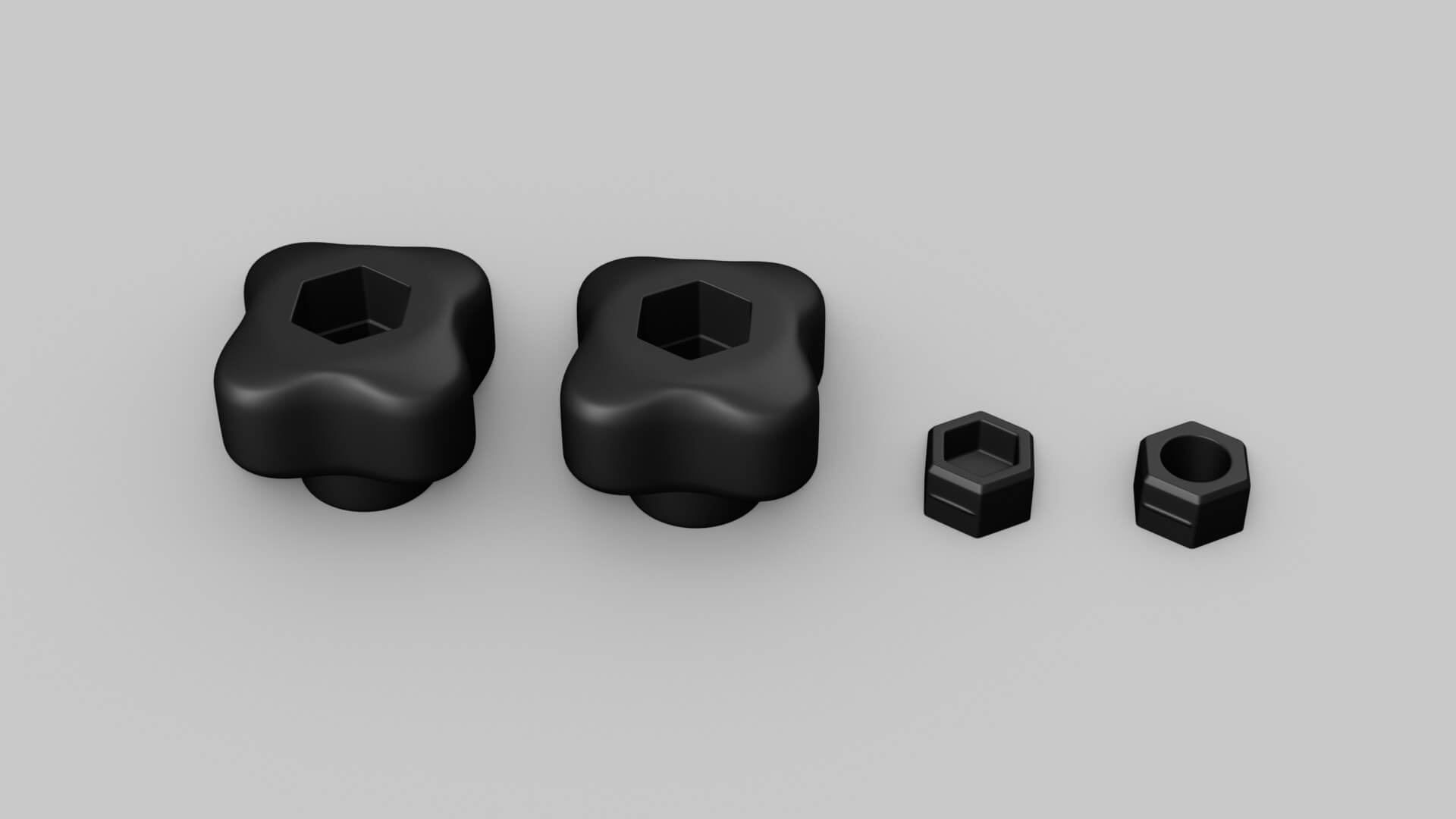 Thumbscrew M5 V1 3D Print Model by Grishmanovskij Anton