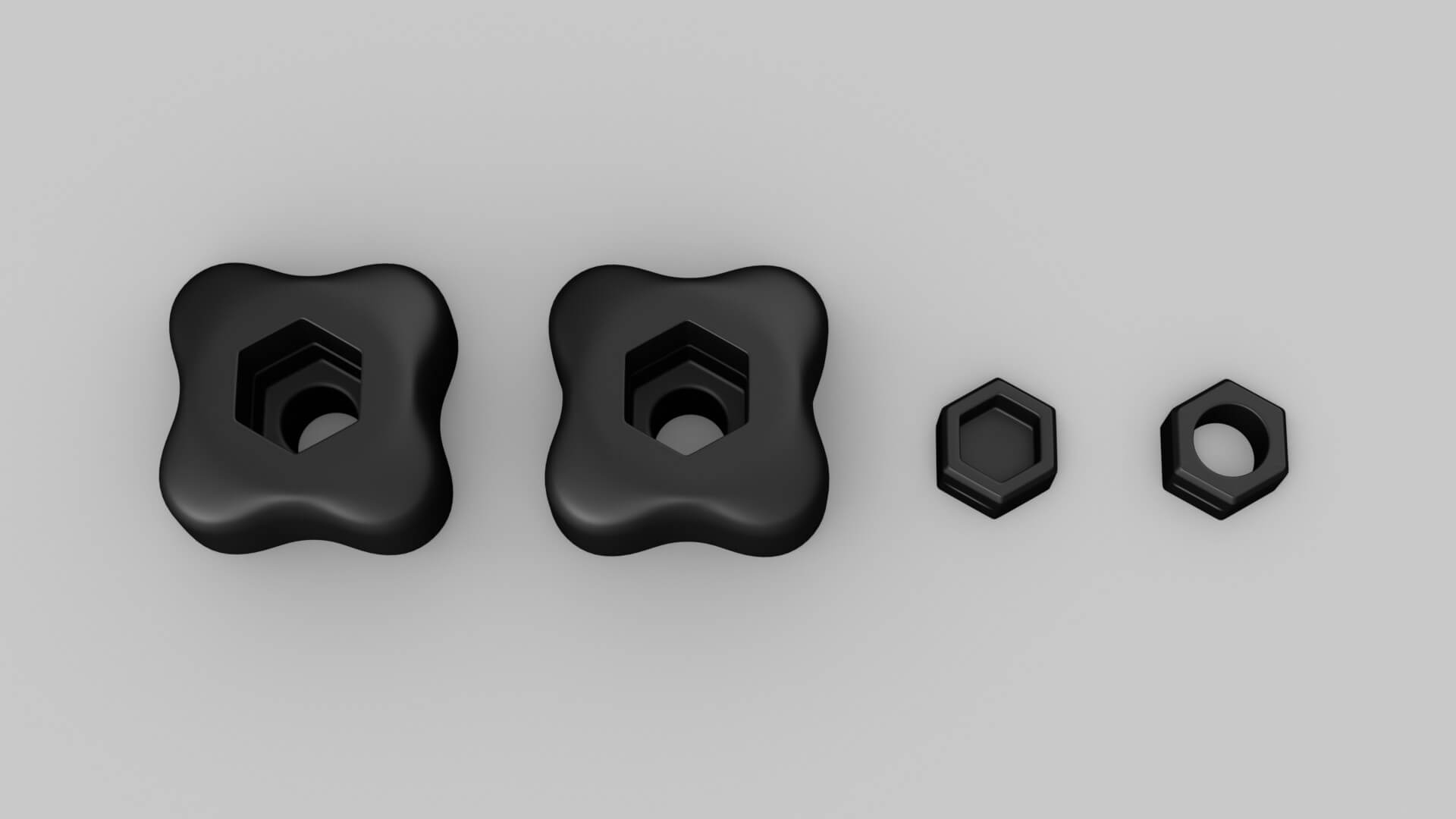 Thumbscrew M5 V1 3D Print Model by Grishmanovskij Anton