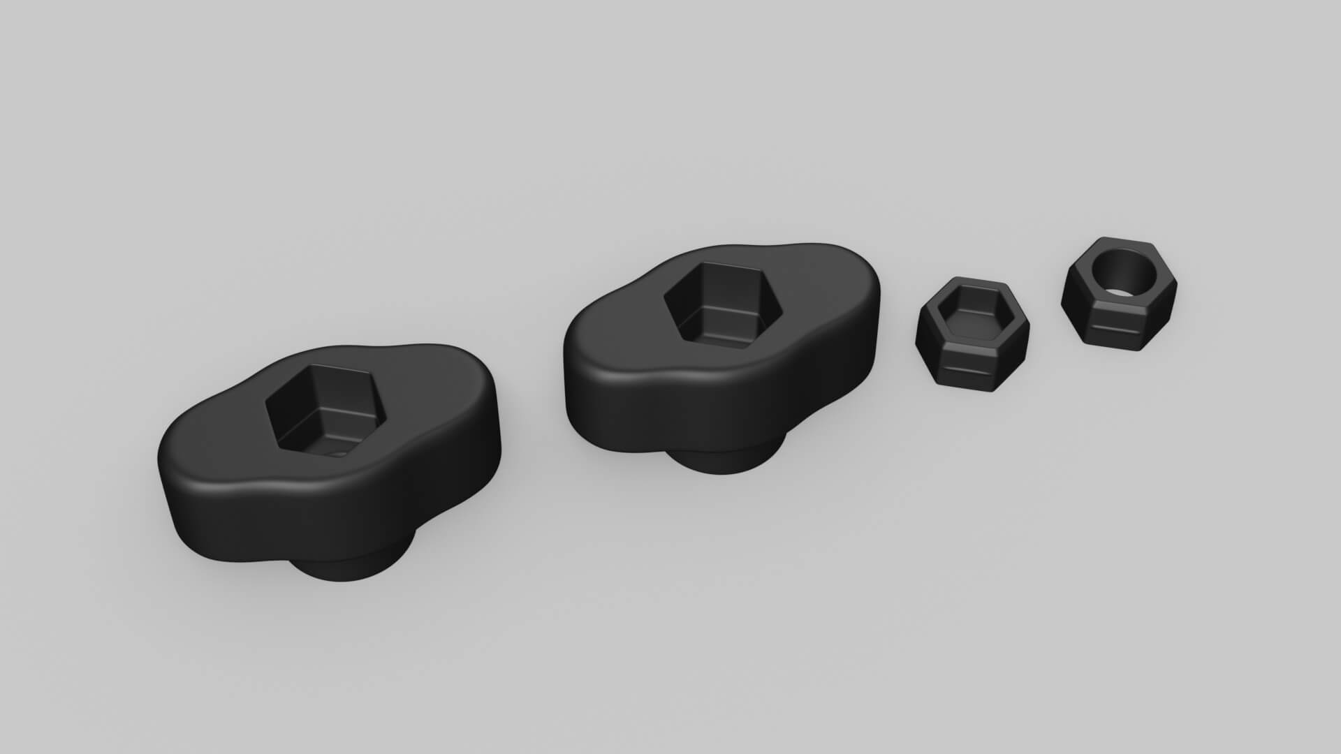 Thumbscrew M5 V2 3D Print Model by Grishmanovskij Anton