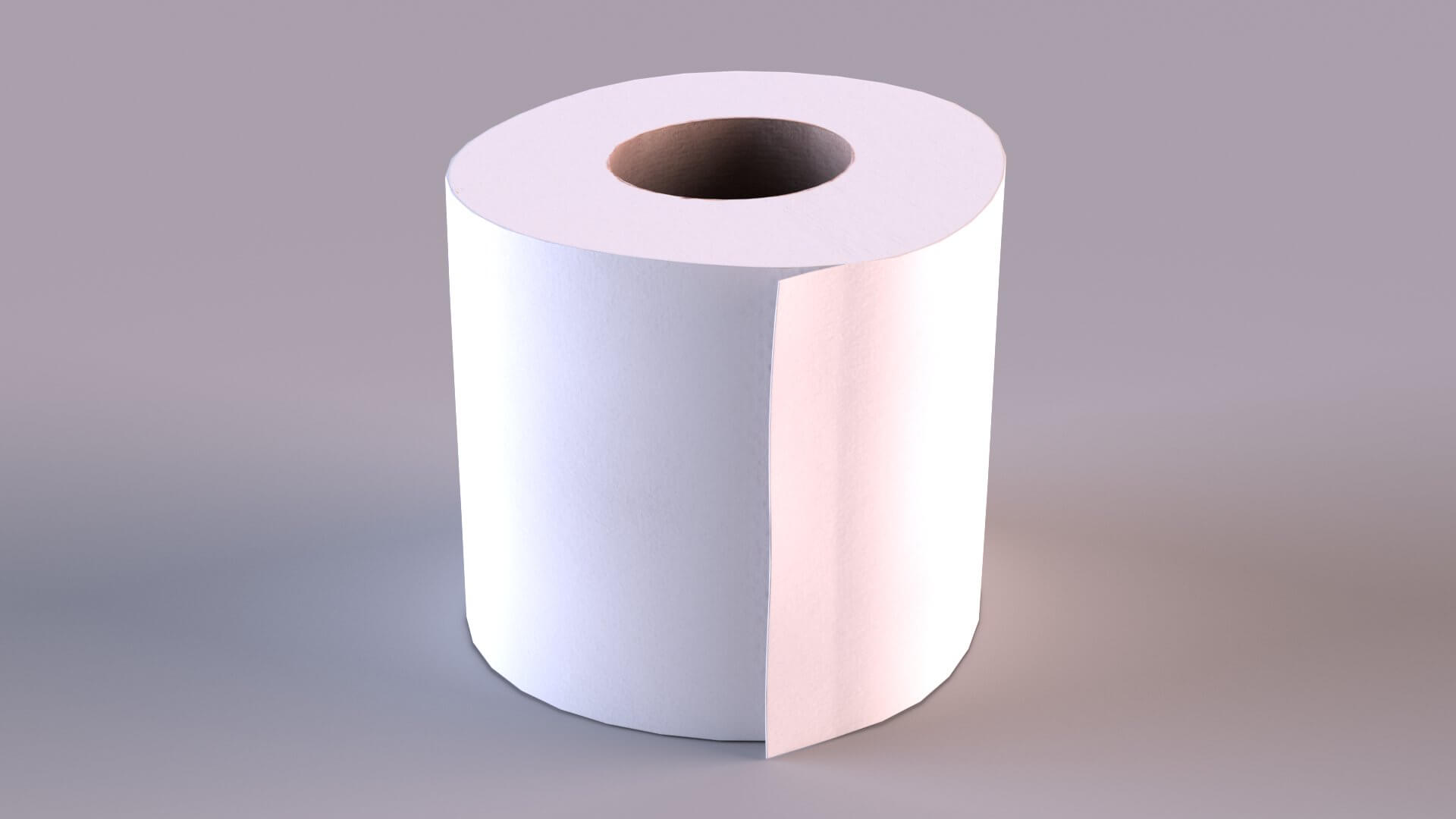 Toilet Paper - 3D Model by Grishmanovskij Anton