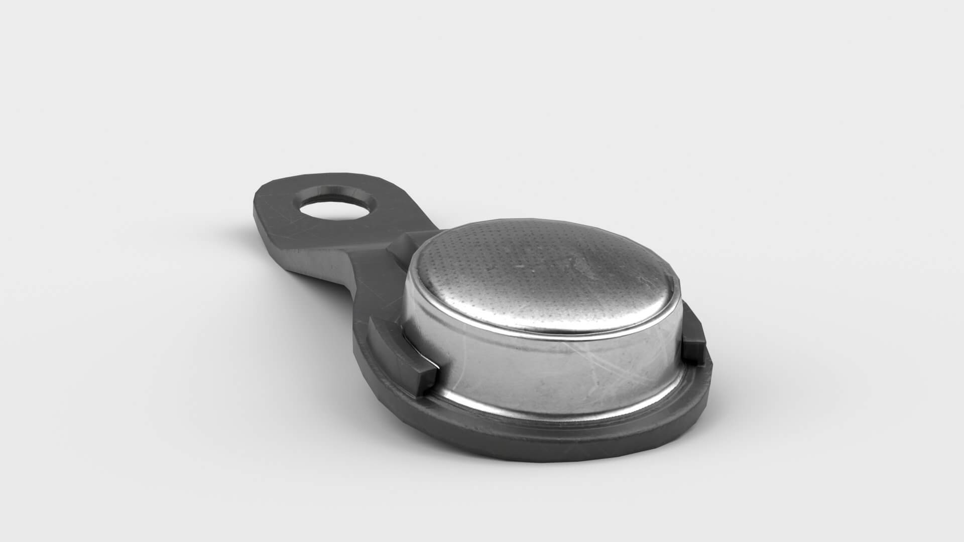 Touch Memory Key - 3D Model by Grishmanovskij Anton