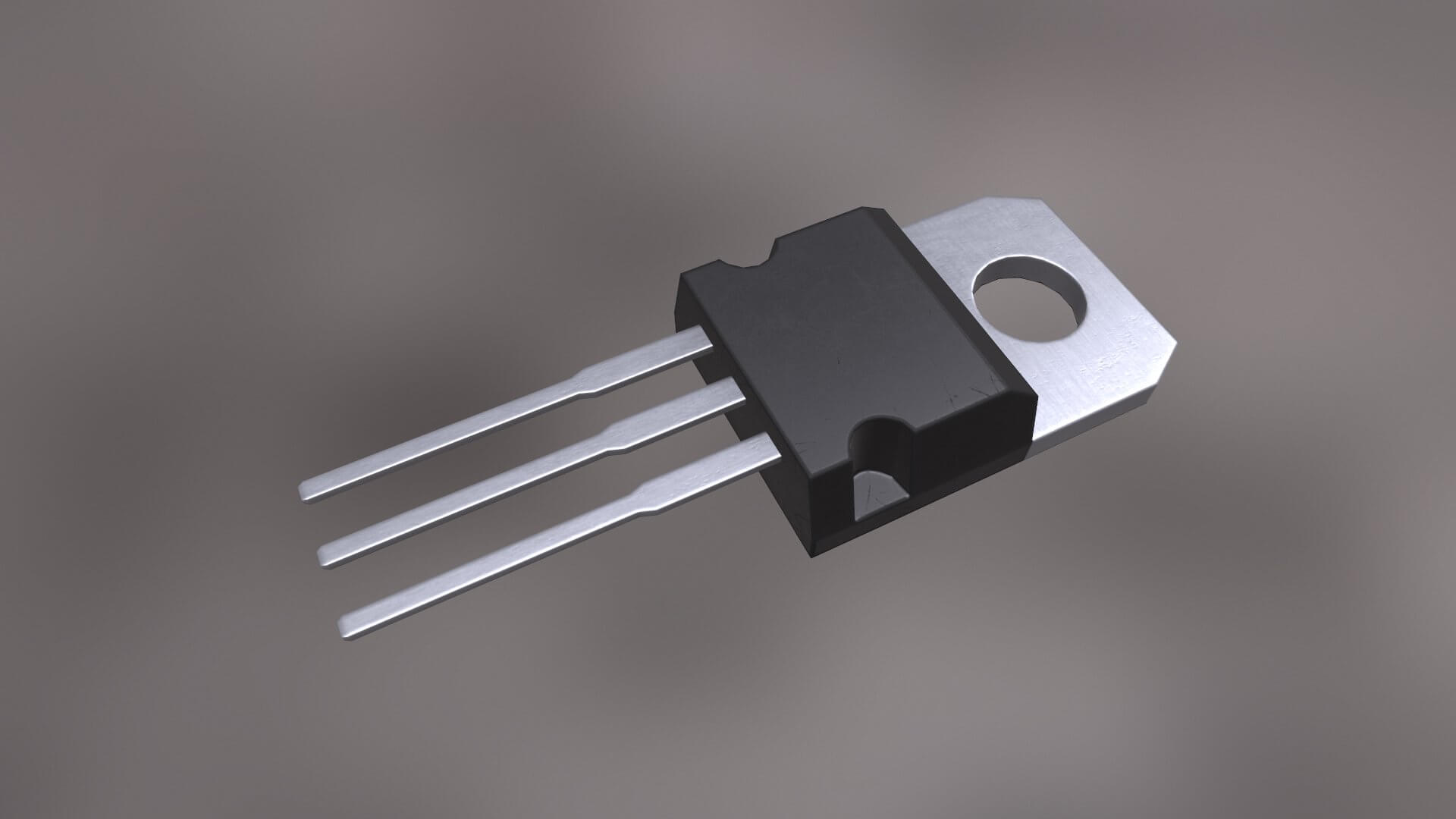 Transistor 3D Model by Grishmanovskij Anton