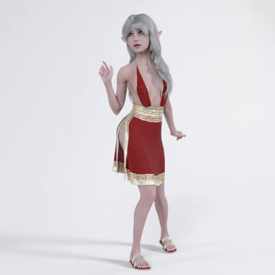 Seraph Halter Dress G8F-G9