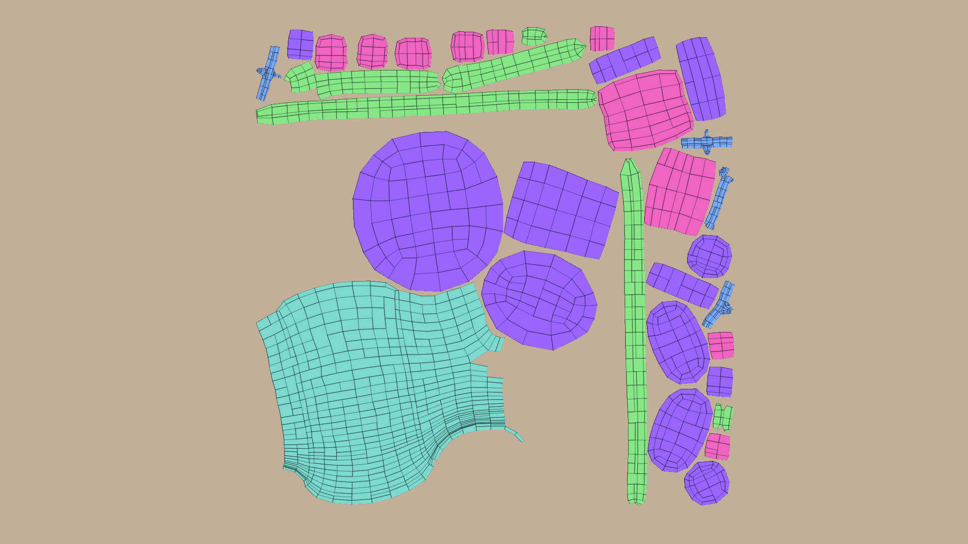 Backpack Camping Desert 3D Model by gsommer