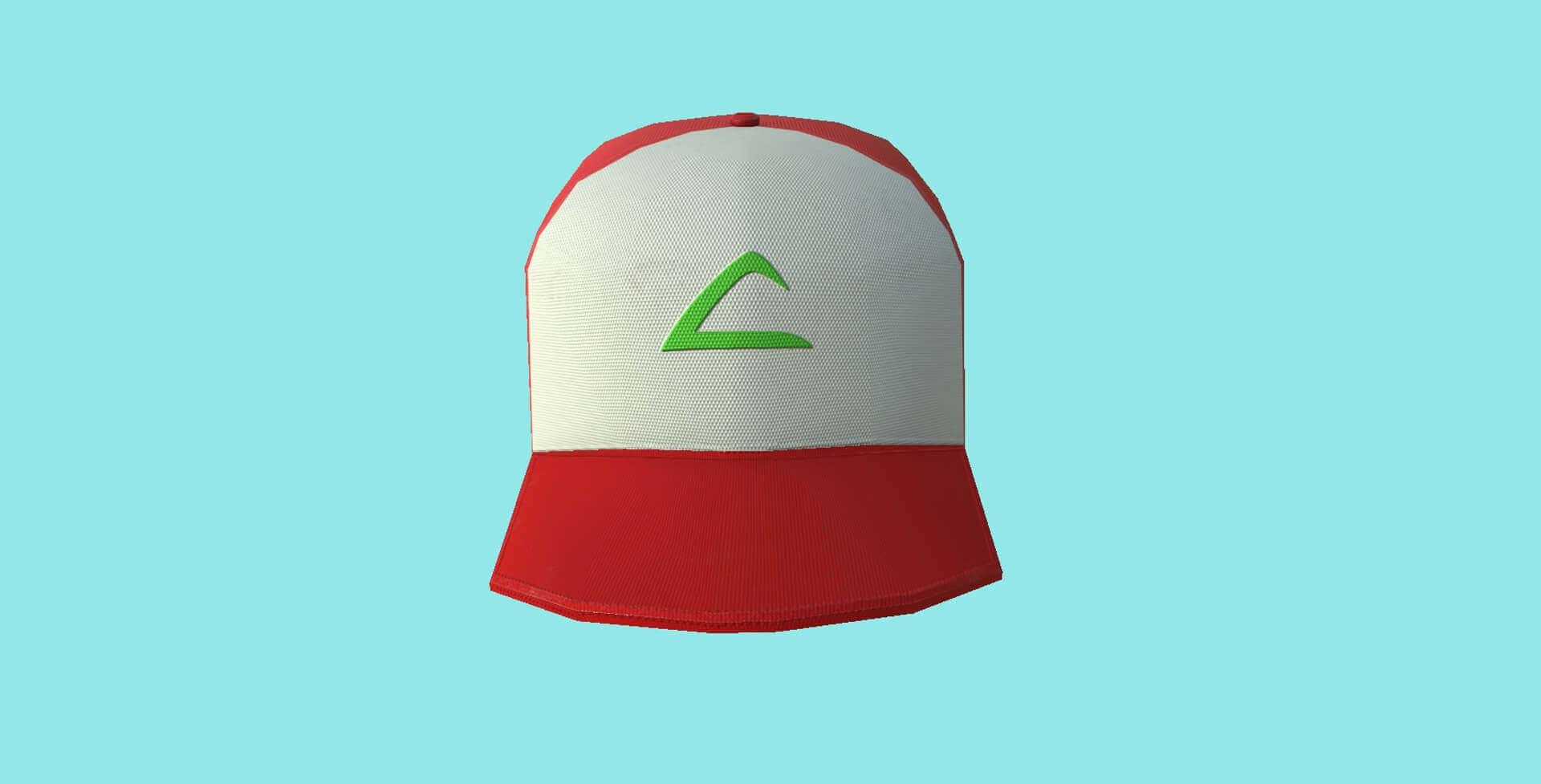 Baseball Cap 01 Ash Ketchum Pokemon 3D Model by gsommer