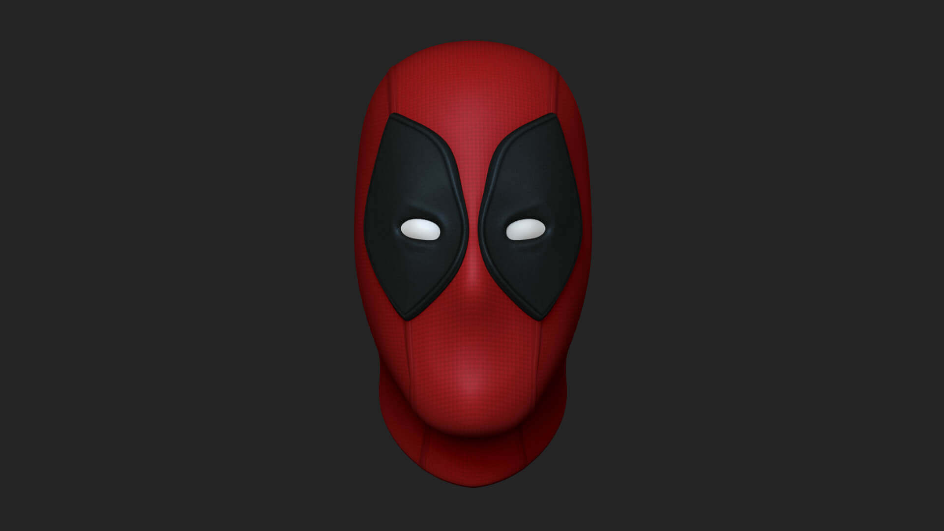 Deadpool Mask 3D Model by gsommer
