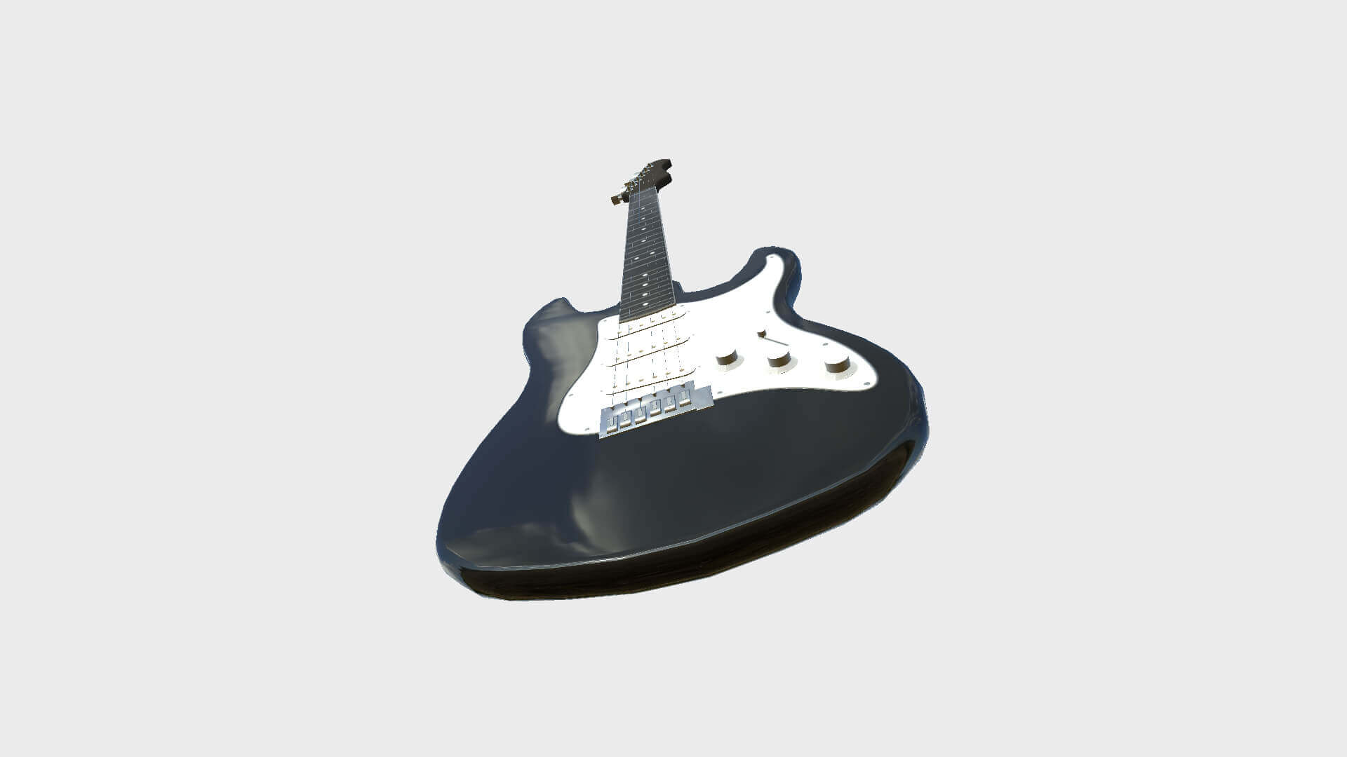 Electric Guitar Model A 02 Black by gsommer