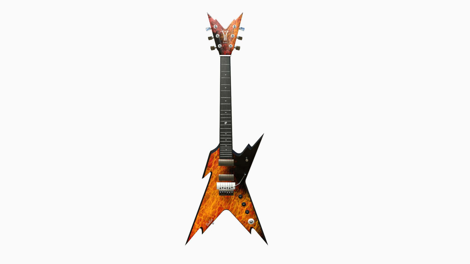 Electric Guitar Model B 04 Flame by gsommer