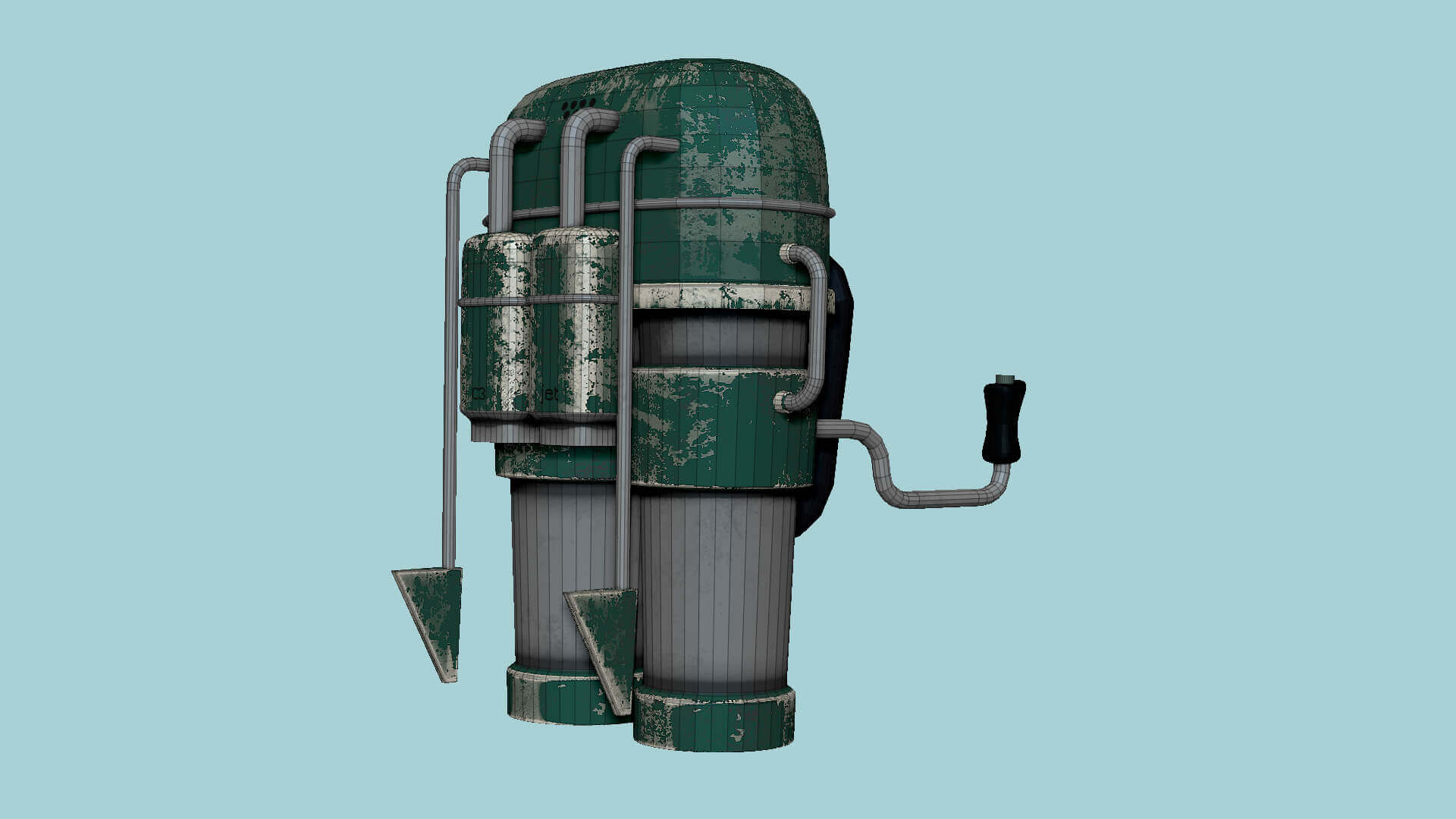 Jetpack Model C 10 - Dark Green by gsommer