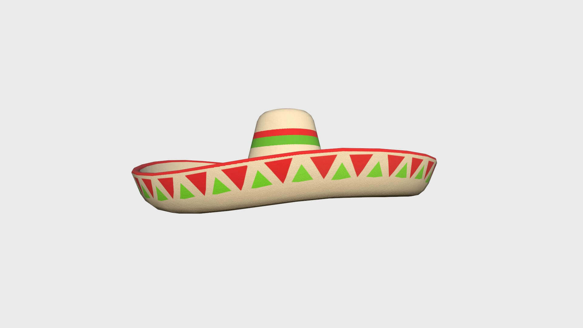 Mexican Sombrero 03 - 3D Model by gsommer