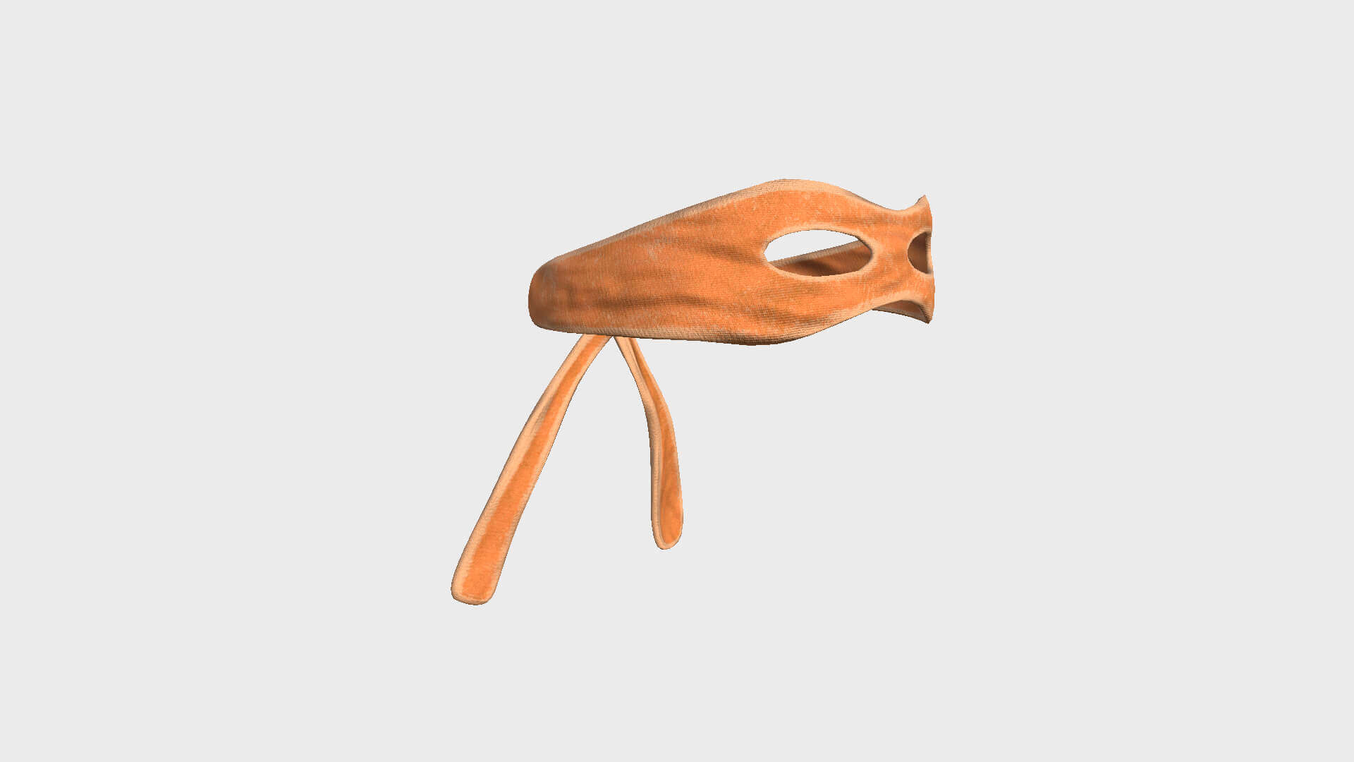 Ninja Turtle Mask 02 - Orange 3D Model by gsommer