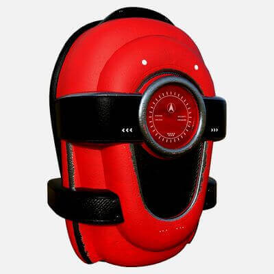 Sci-Fi Backpack Model C 07 - Red by gsommer