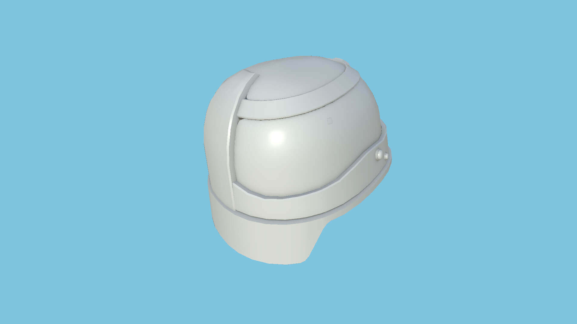 Sci-Fi Brain Helmet 02 - Red Rust 3D Model by gsommer