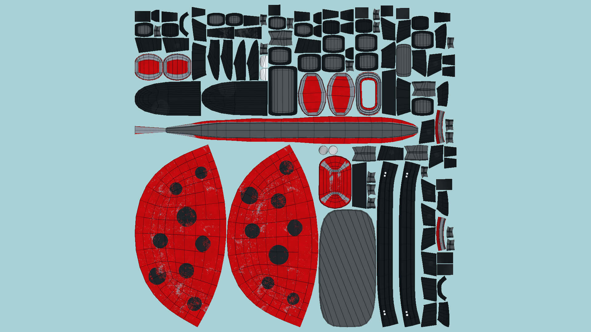 SciFi Robot Model J 01 Ladybug by gsommer