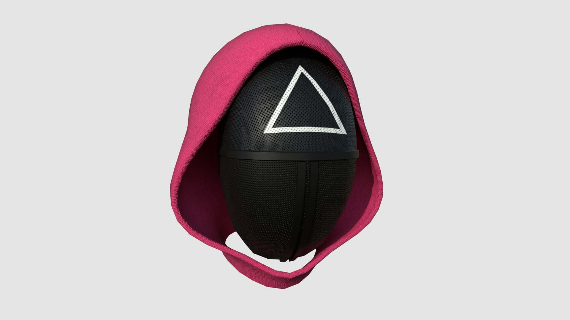 Squid Game Mask 02 Triangle 3D Model by gsommer