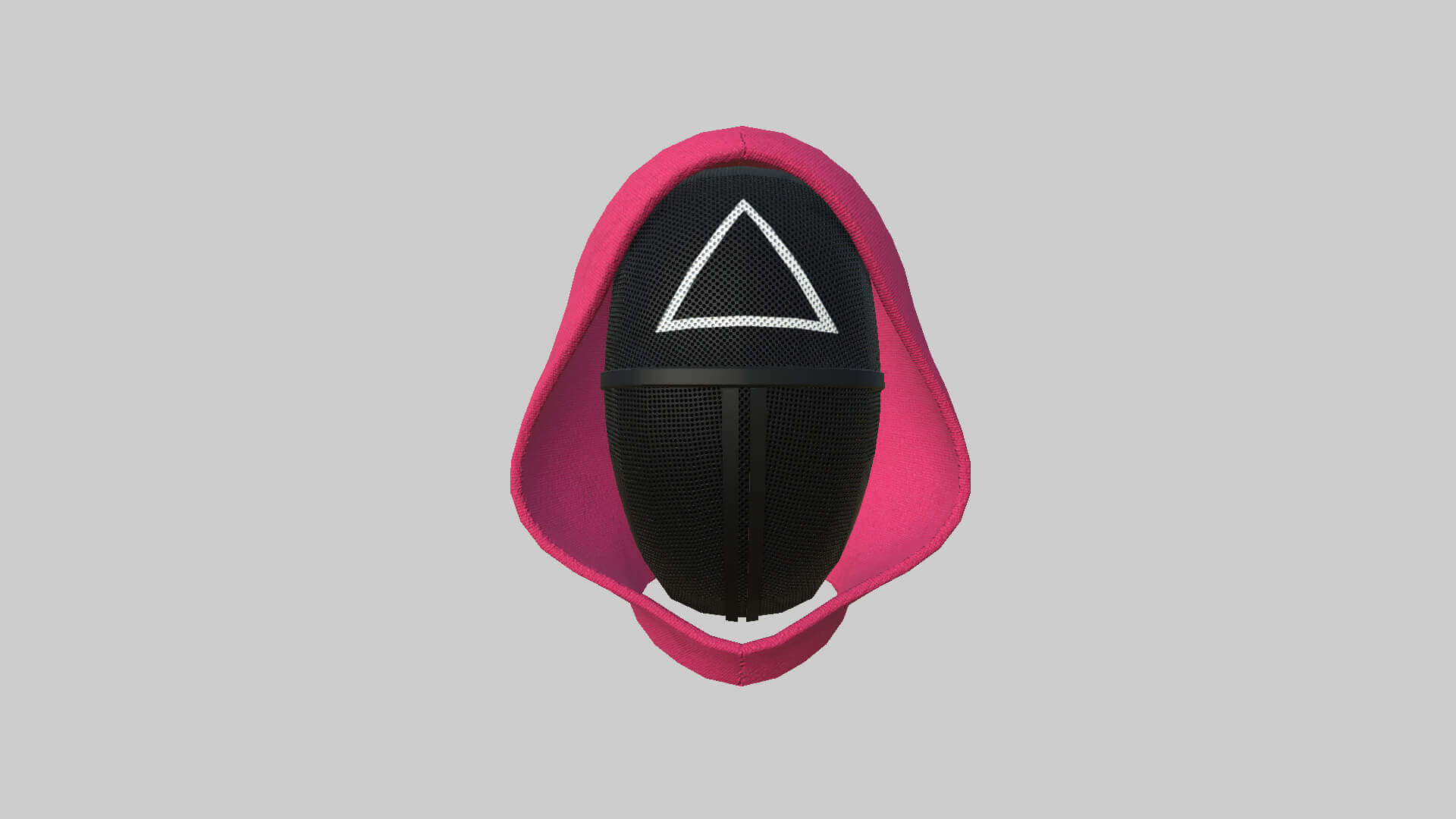 Squid Game Mask 02 Triangle 3D Model by gsommer