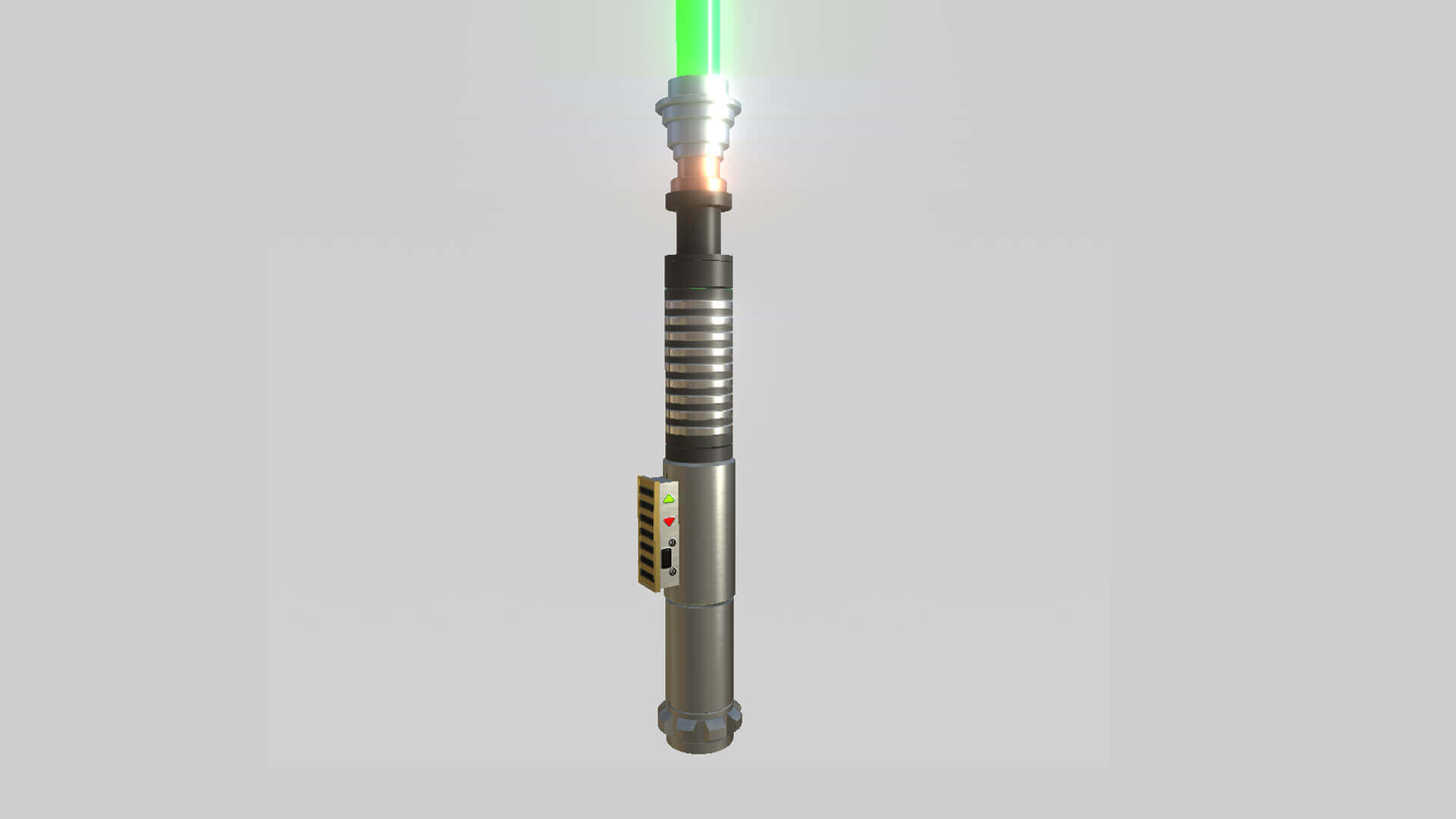 Star Wars Lightsaber Model A 04 Green by gsommer