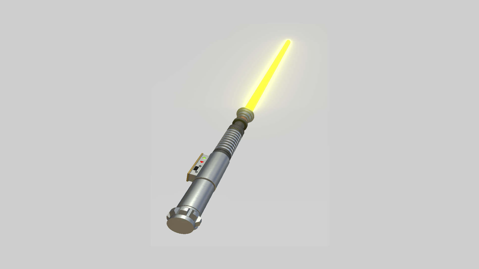 Star Wars Lightsaber Model A 05 Yellow by gsommer