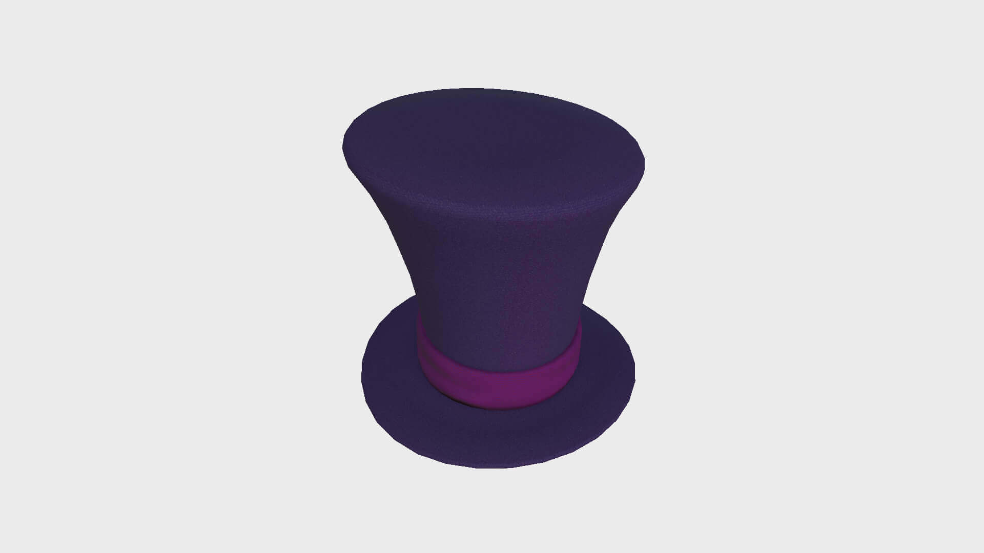 Top Hat 03 Purple 3D Model by gsommer