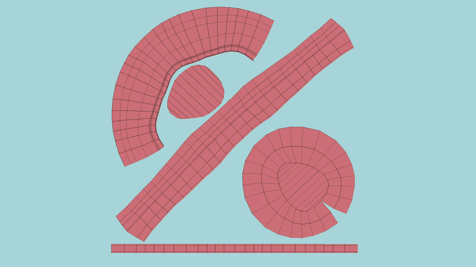 Trilby Hat 01 - White and Black 3D Model by gsommer