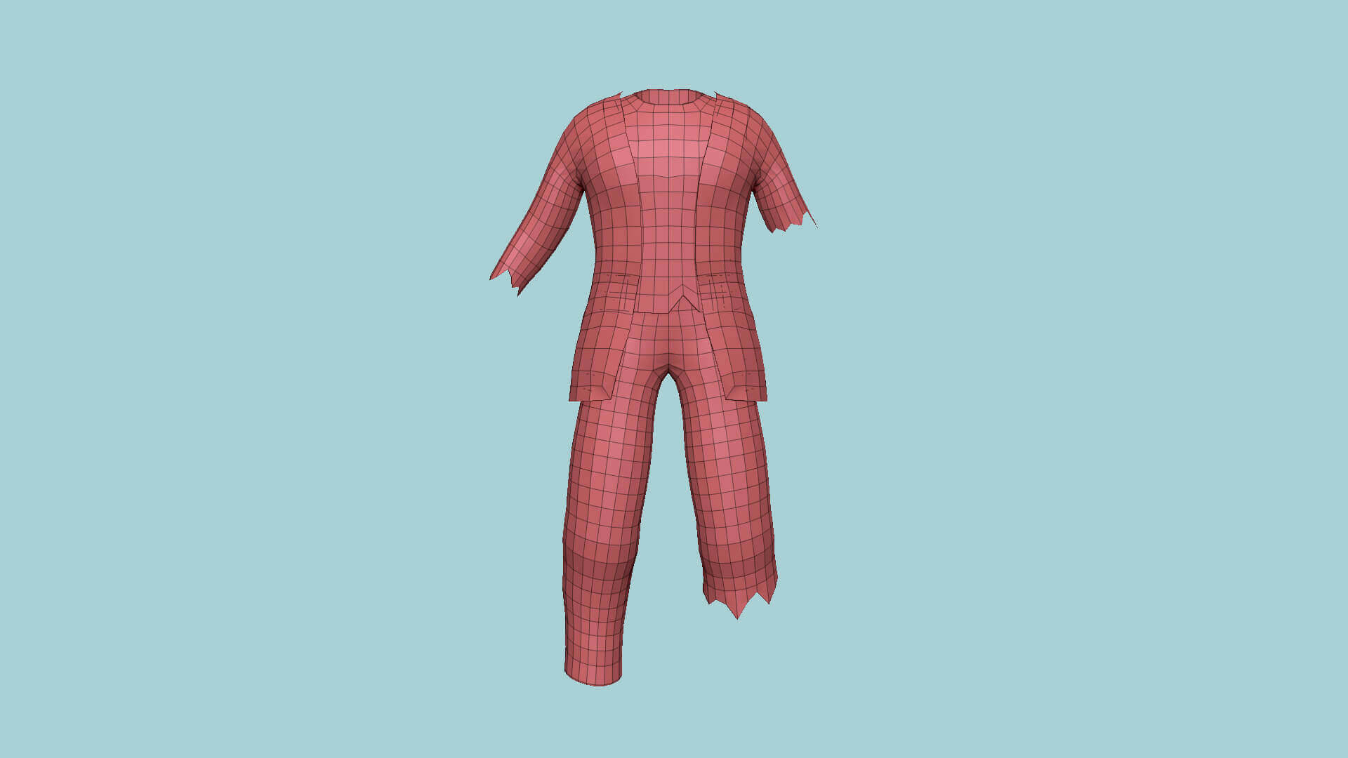 Ombre Zombie Pant Set