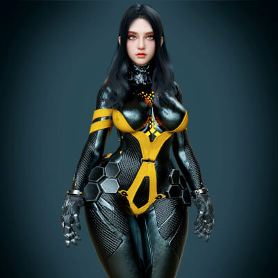 GC Tachy Character and Outfit for G8F